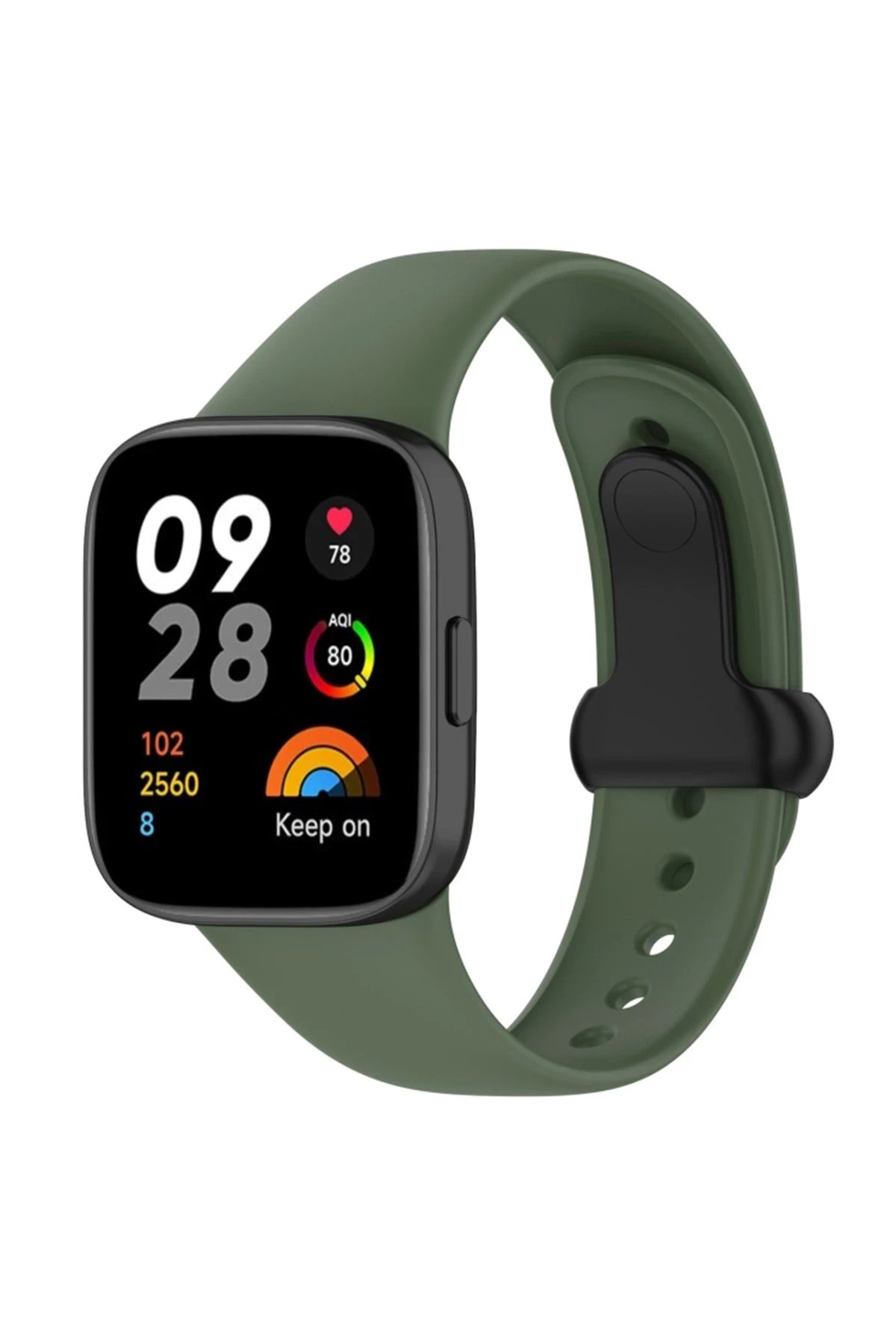 Xiaomi Redmi Watch 3 Origin Silikon Kordon - Koyu Yeşil-(5796)