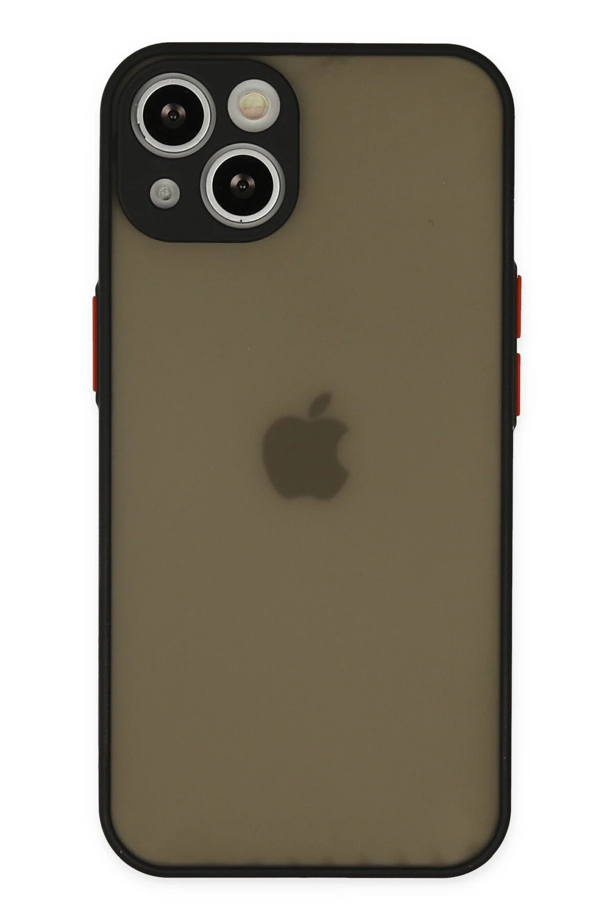 iPhone 15 Kılıf Montreal Silikon Kapak - Siyah-(5796)