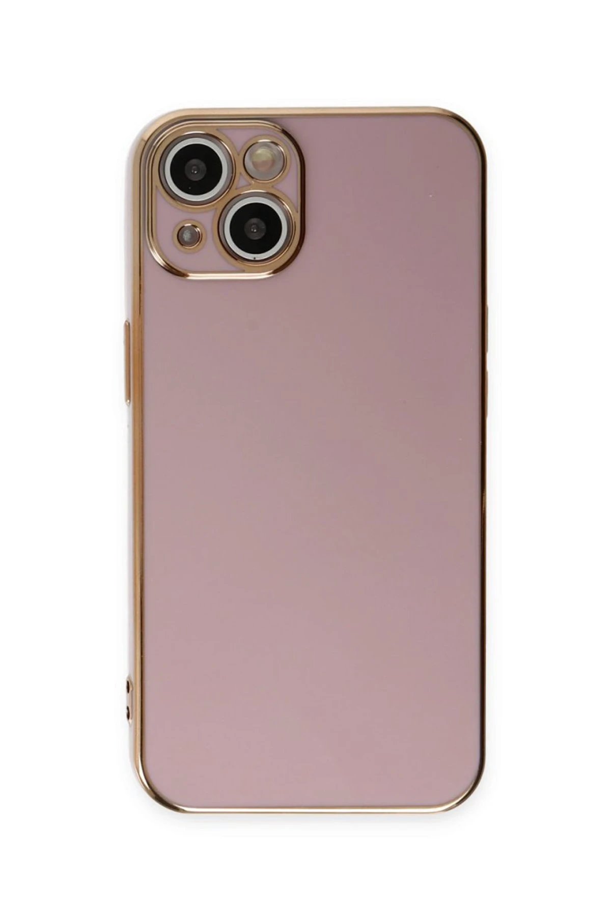 iPhone 15 Kılıf Volet Silikon - Mor-(5796)