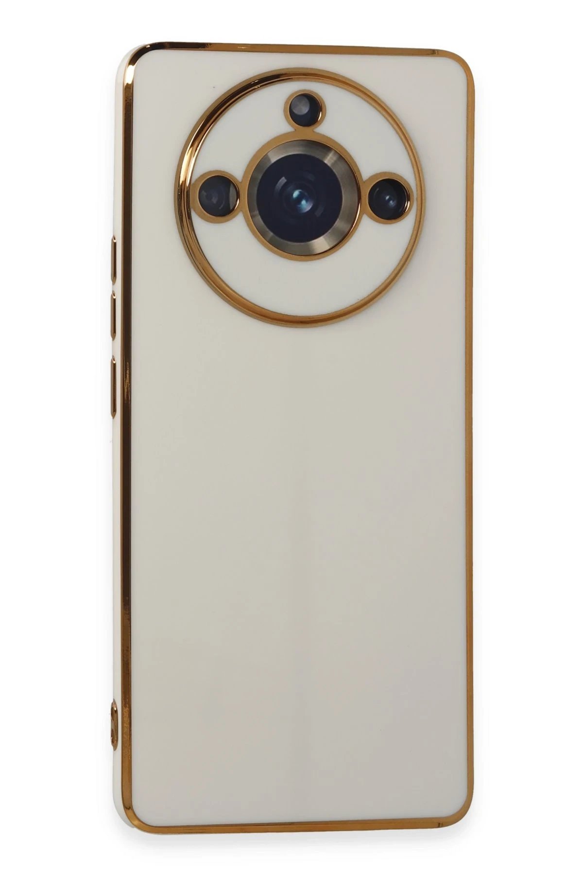 Realme 11 Pro Kılıf Volet Silikon - Beyaz-(5796)