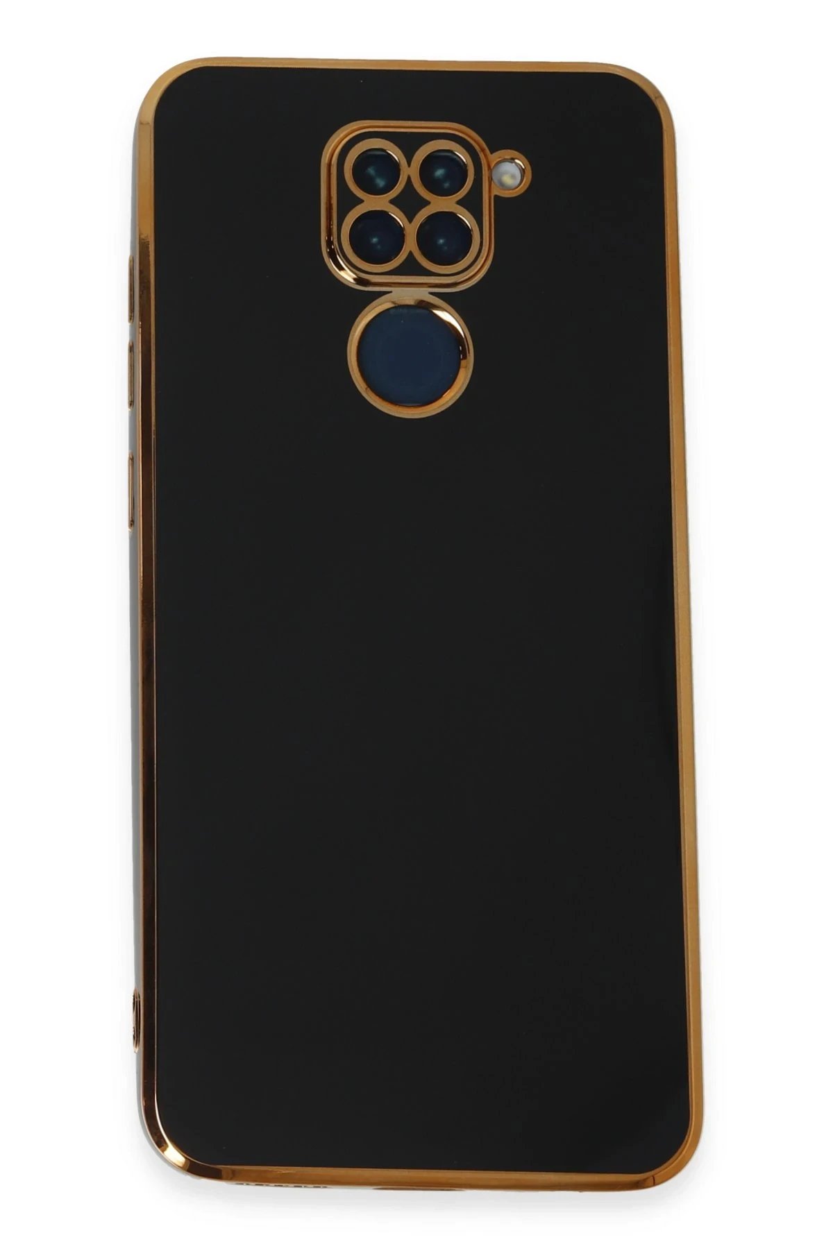 Xiaomi Redmi Note 9 Kılıf Volet Silikon - Siyah-(5796)