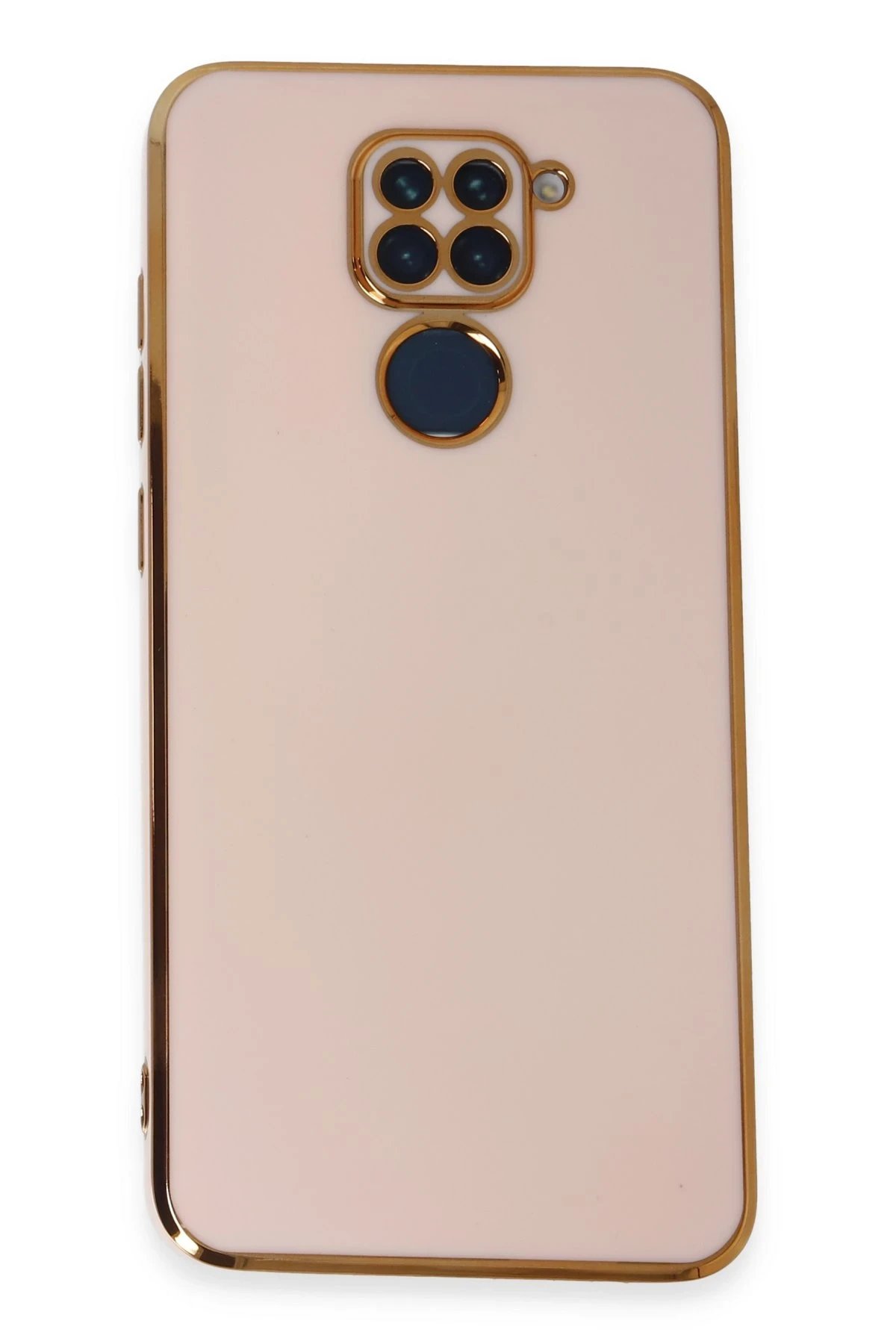 Xiaomi Redmi Note 9 Kılıf Volet Silikon - Pembe-(5796)