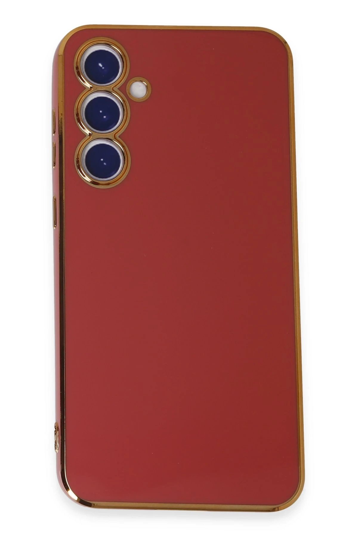 Samsung Galaxy S23 FE Kılıf Volet Silikon - Kırmızı-(5796)