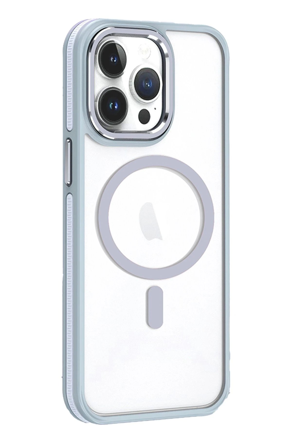 iPhone 14 Pro Winner Magsafe Kapak - Gri-(5796)