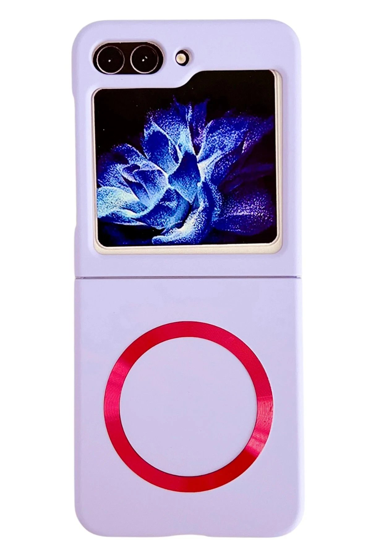 Samsung Galaxy Z Flip 5 Kılıf Mata Fold Kapak - Lila-(5796)