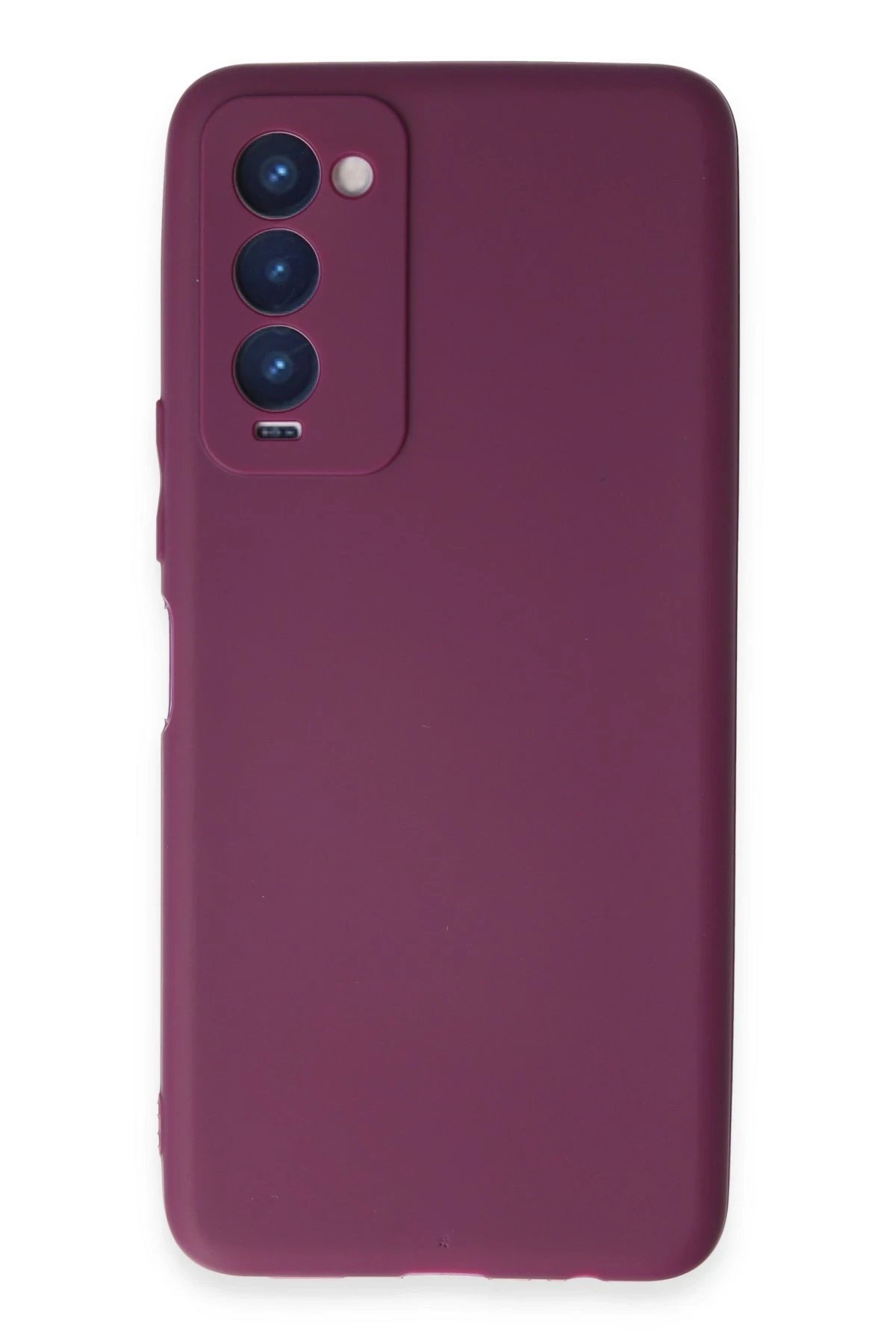 Tecno Camon 18 Kılıf First Silikon - Mor-(5796)