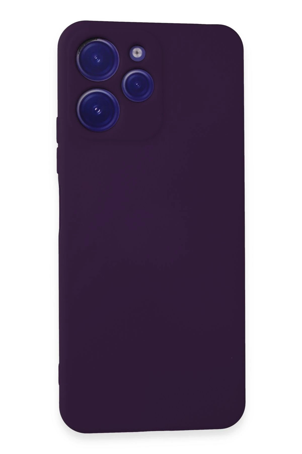 Xiaomi Redmi 12 Kılıf Nano içi Kadife Silikon - Mor-(5796)