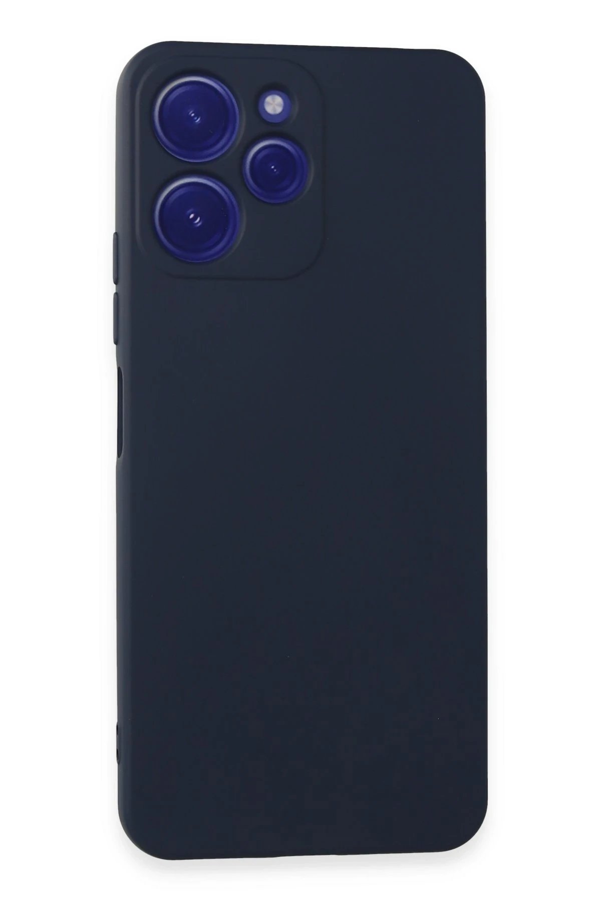 Xiaomi Redmi 12 Kılıf Nano içi Kadife Silikon - Lacivert-(5796)