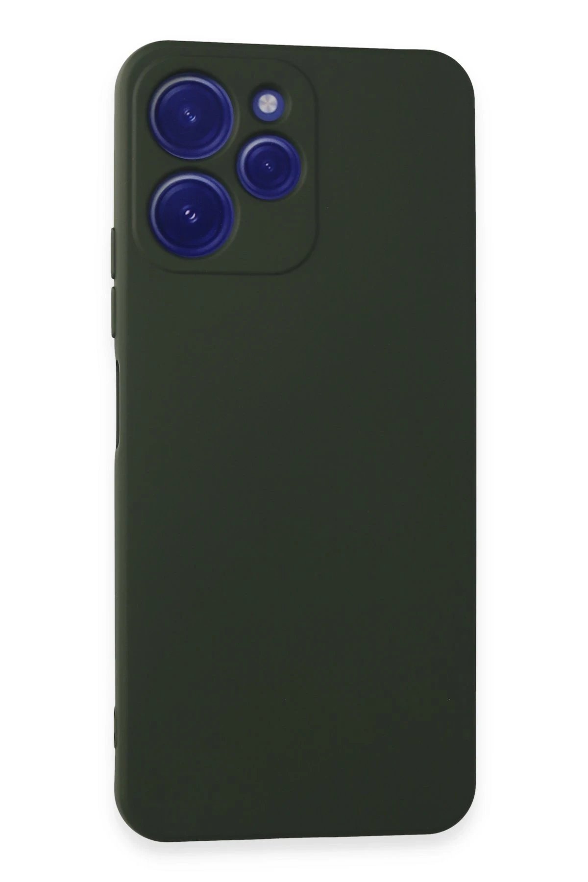 Xiaomi Redmi 12 Kılıf Nano içi Kadife Silikon - Koyu Yeşil-(5796)