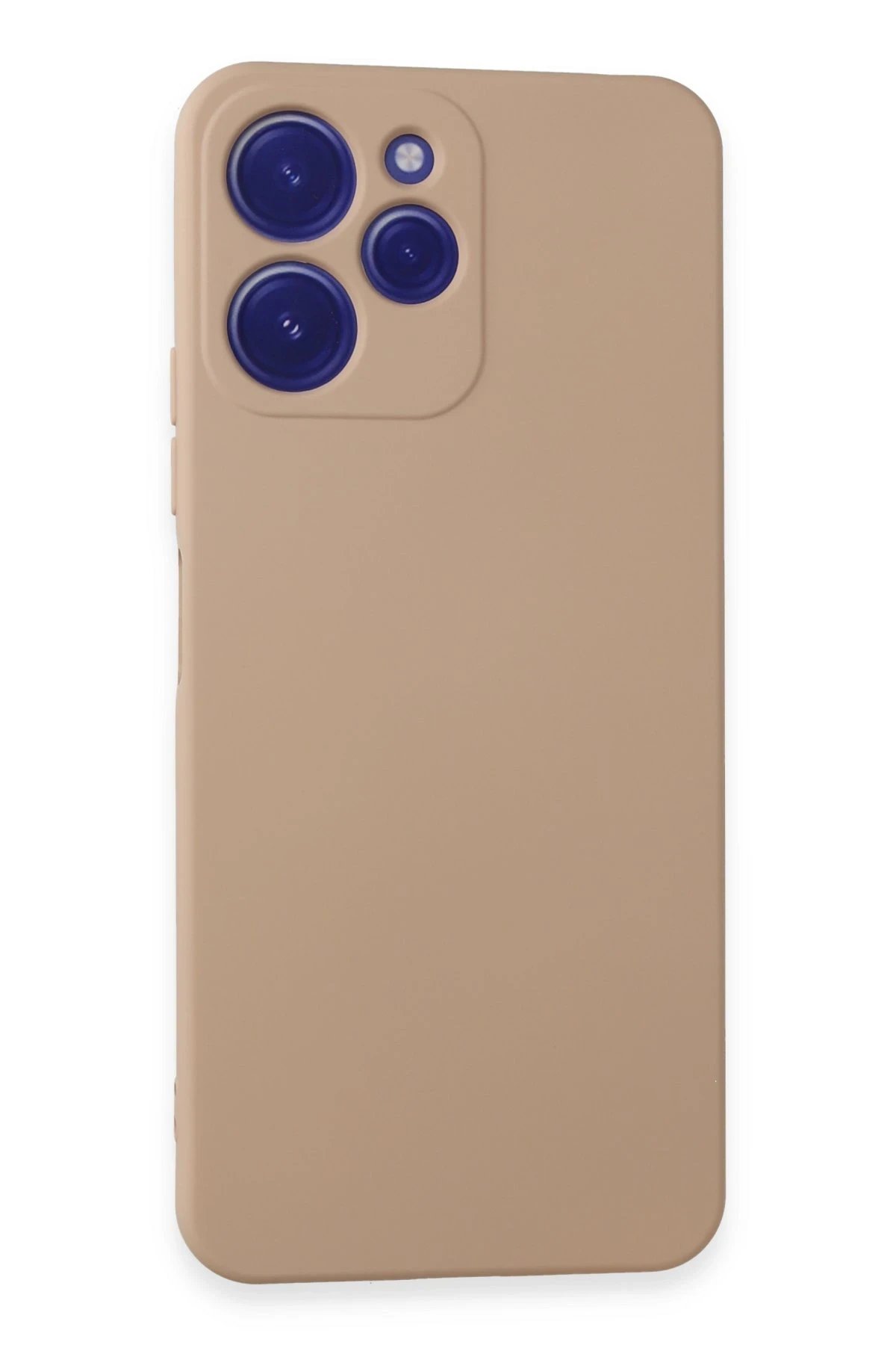 Xiaomi Redmi 12 Kılıf Nano içi Kadife Silikon - Pudra-(5796)