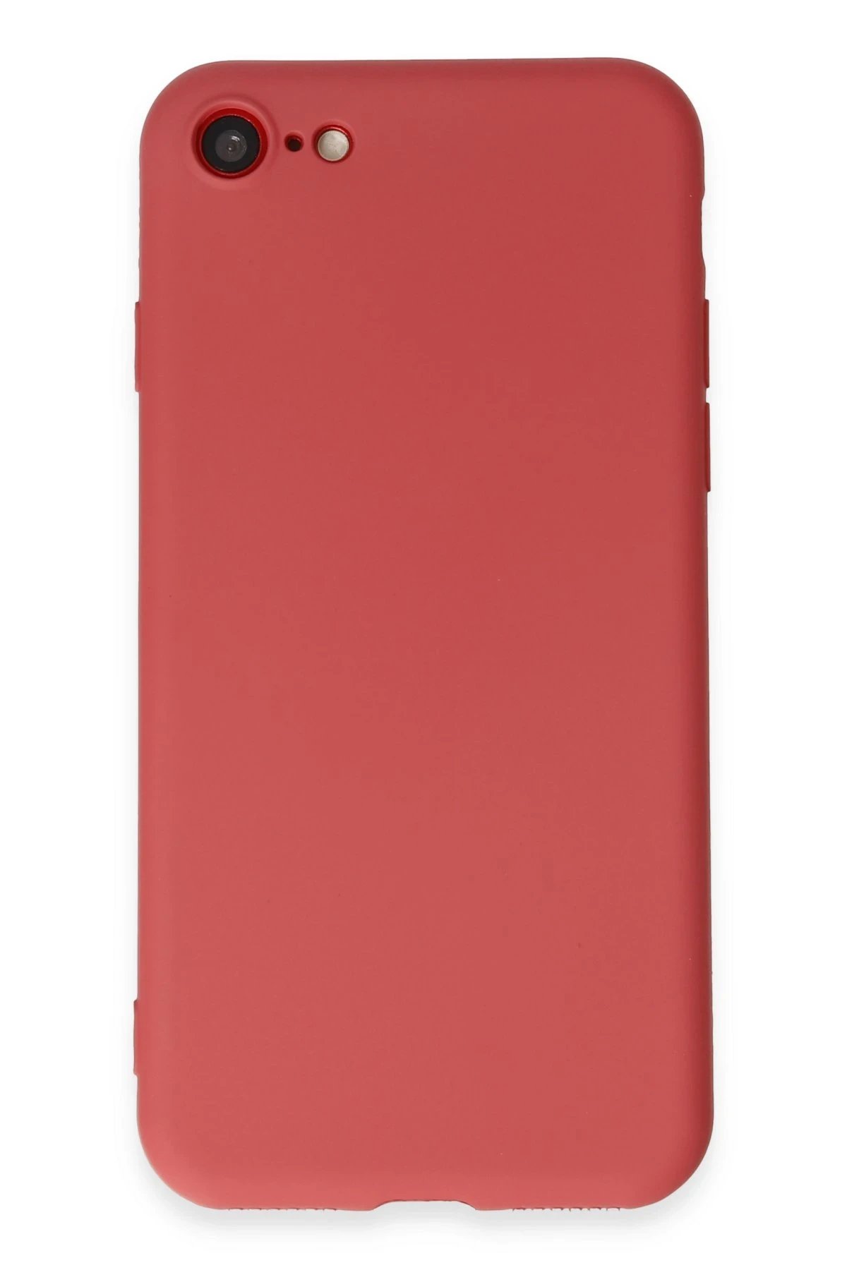 iPhone 7 Kılıf First Silikon - Kiremit-(5796)