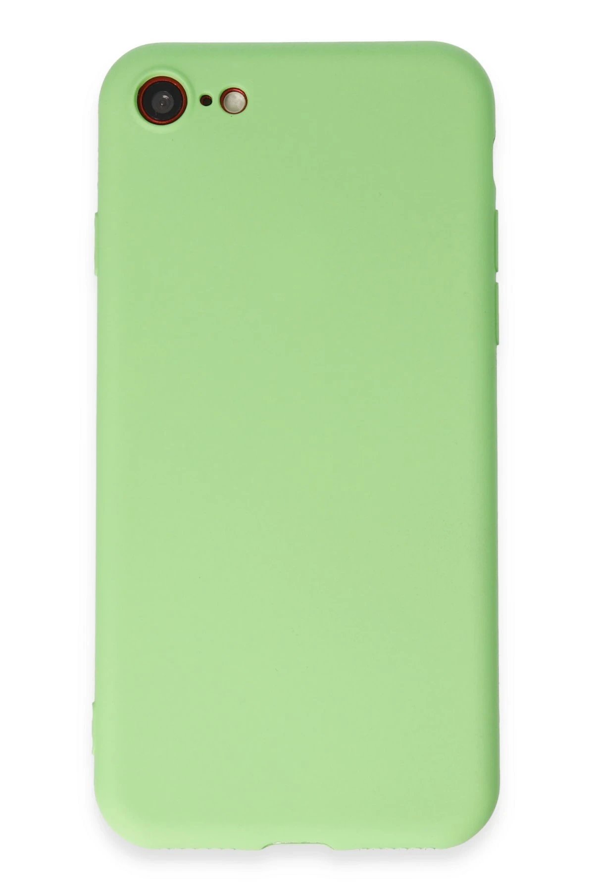 iPhone 7 Kılıf First Silikon - Açık Yeşil-(5796)