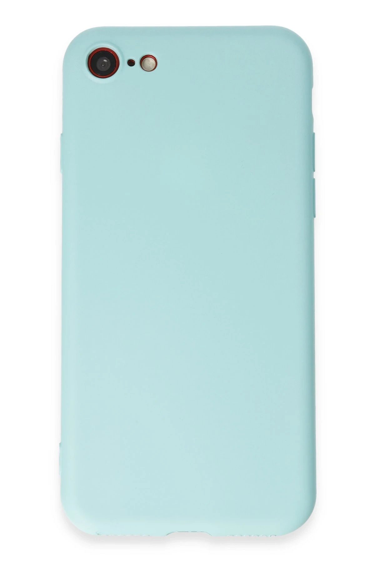 iPhone 7 Kılıf First Silikon - Turkuaz-(5796)