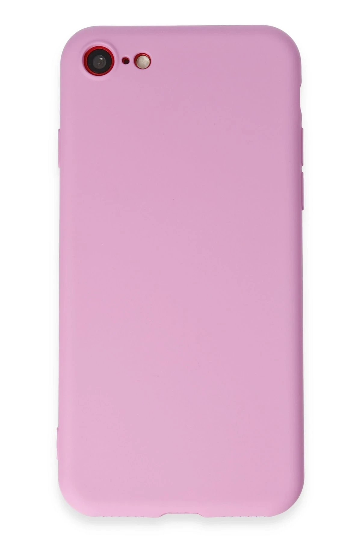 iPhone 7 Kılıf First Silikon - Açık Mor-(5796)