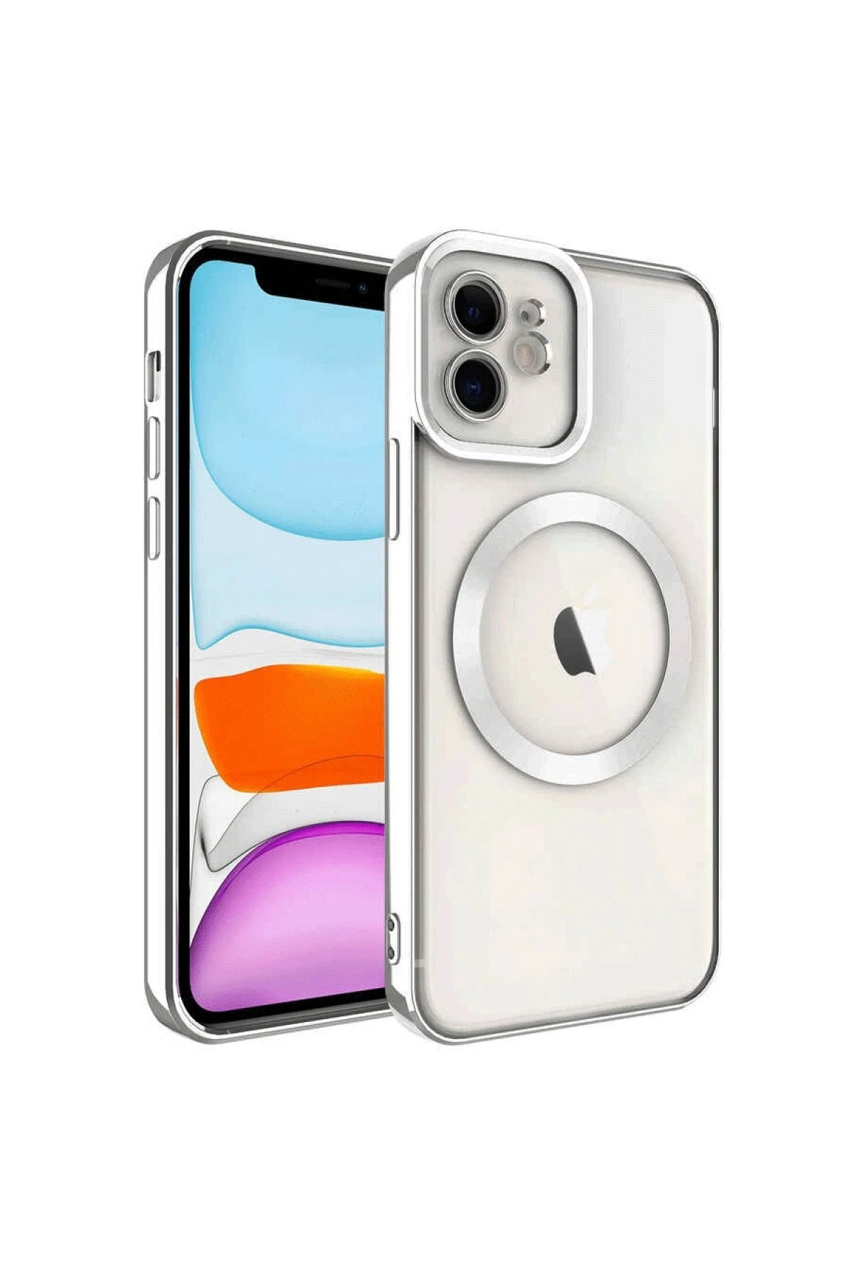 iPhone 11 Kılıf Kross Magneticsafe Kapak - Titan Gri-(5796)