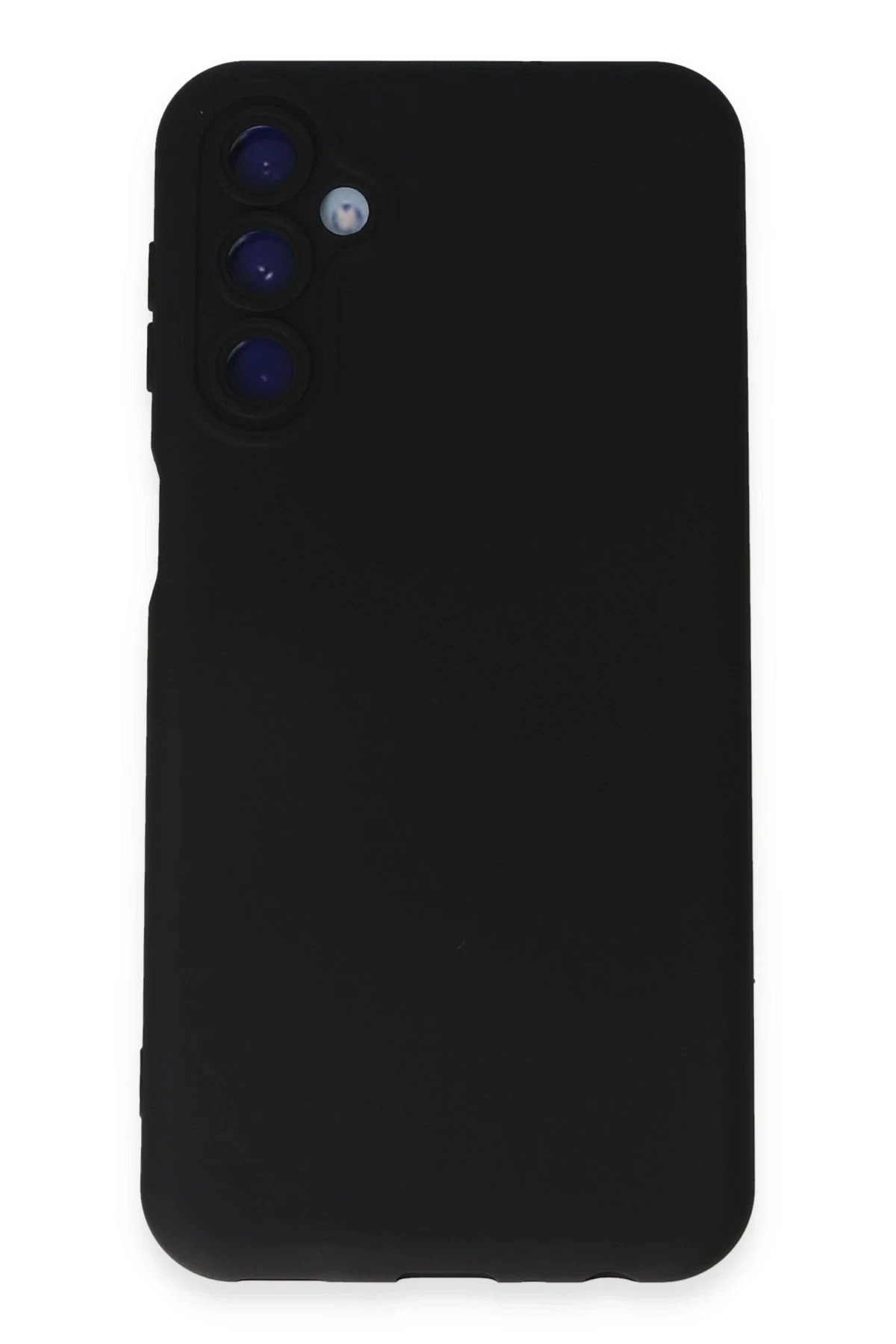 Samsung Galaxy M34 5G Kılıf Nano içi Kadife Silikon - Siyah-(5796)