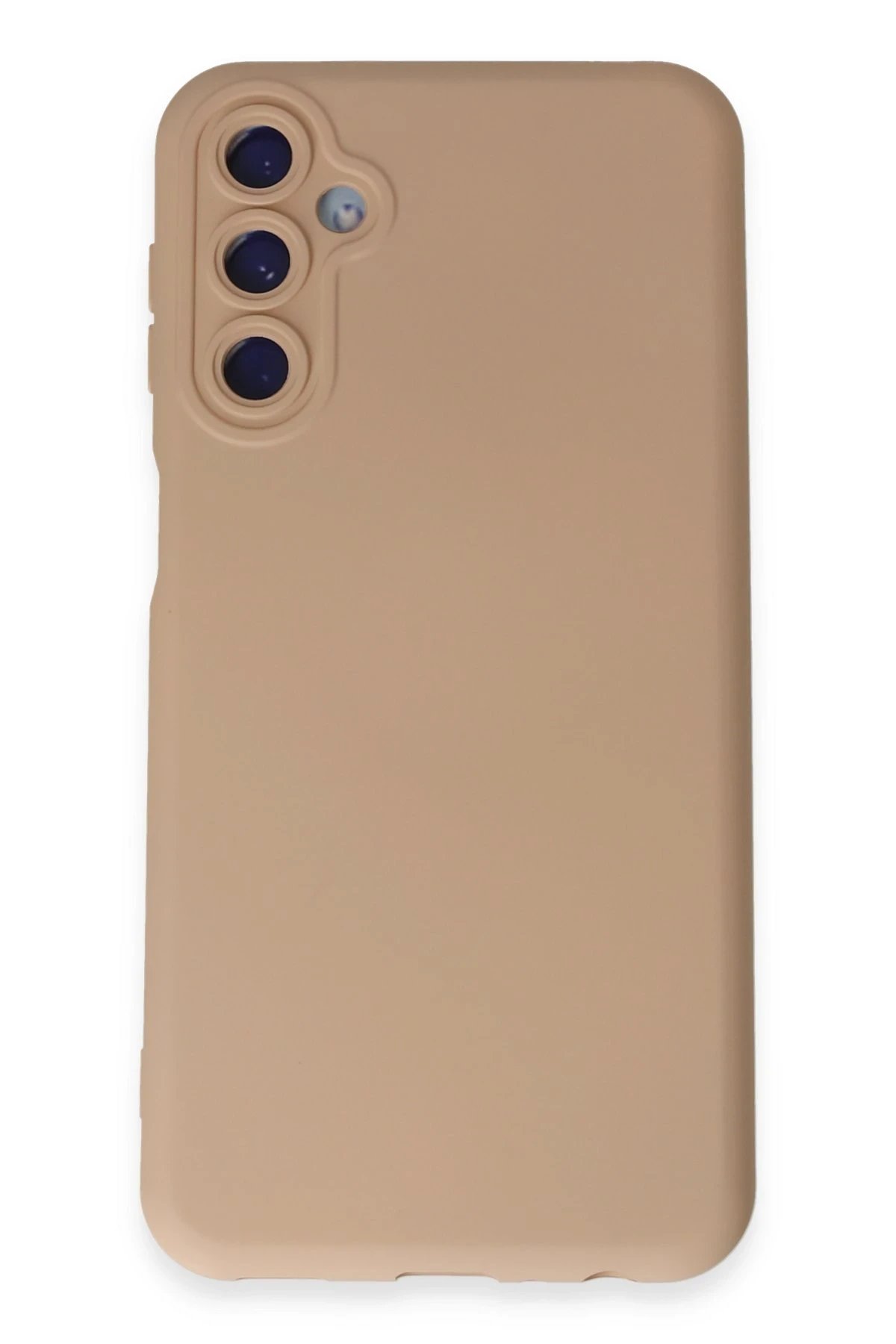 Samsung Galaxy M14 5G Kılıf Nano içi Kadife Silikon - Pudra-(5796)