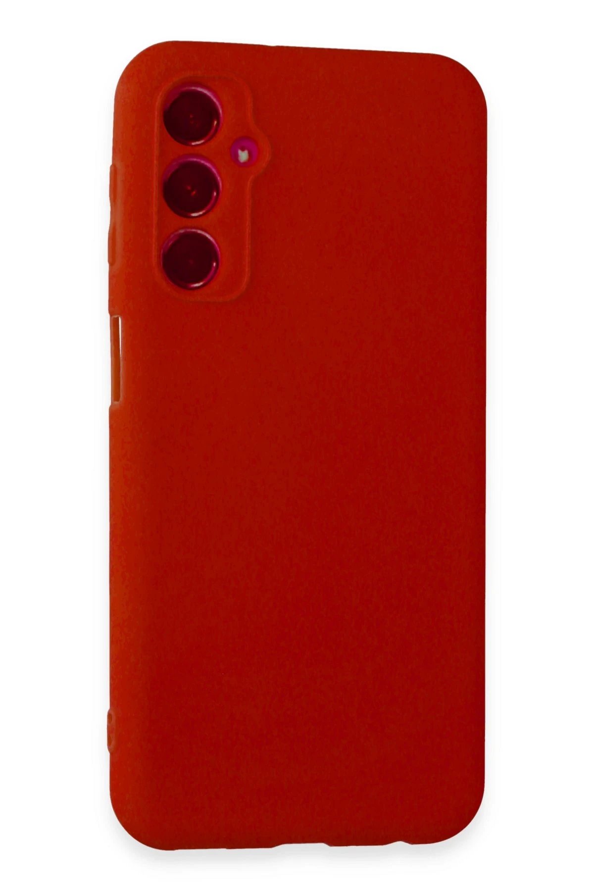 Samsung Galaxy M34 5G Kılıf First Silikon - Kırmızı-(5796)