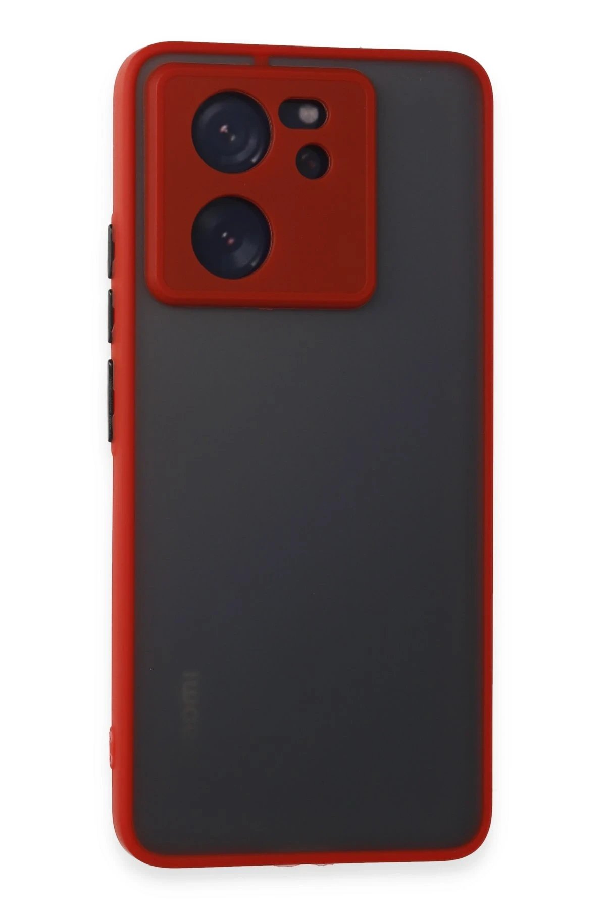 Xiaomi Mi 13T Pro Kılıf Montreal Silikon Kapak - Kırmızı-(5796)