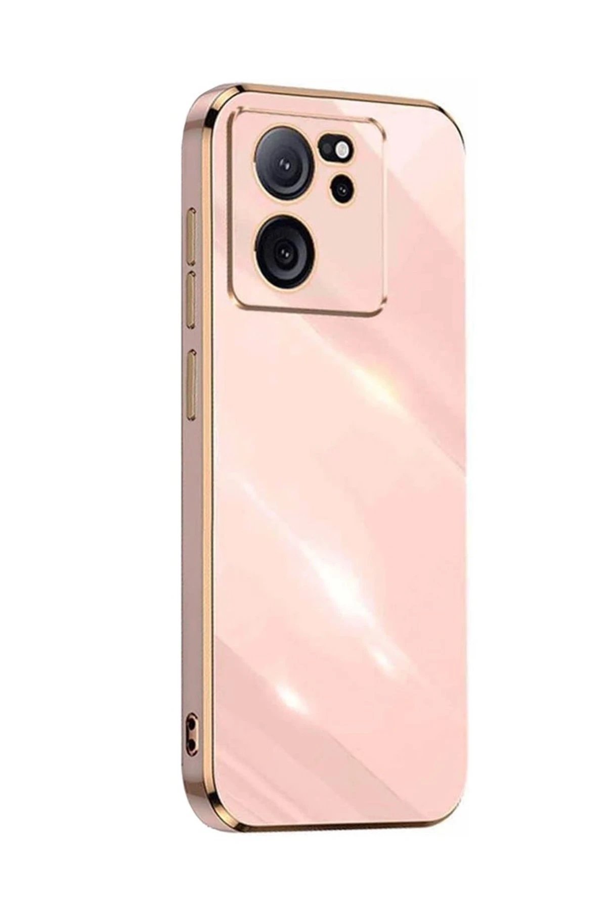 Xiaomi Mi 13T Pro Kılıf Volet Silikon - Pembe-(5796)