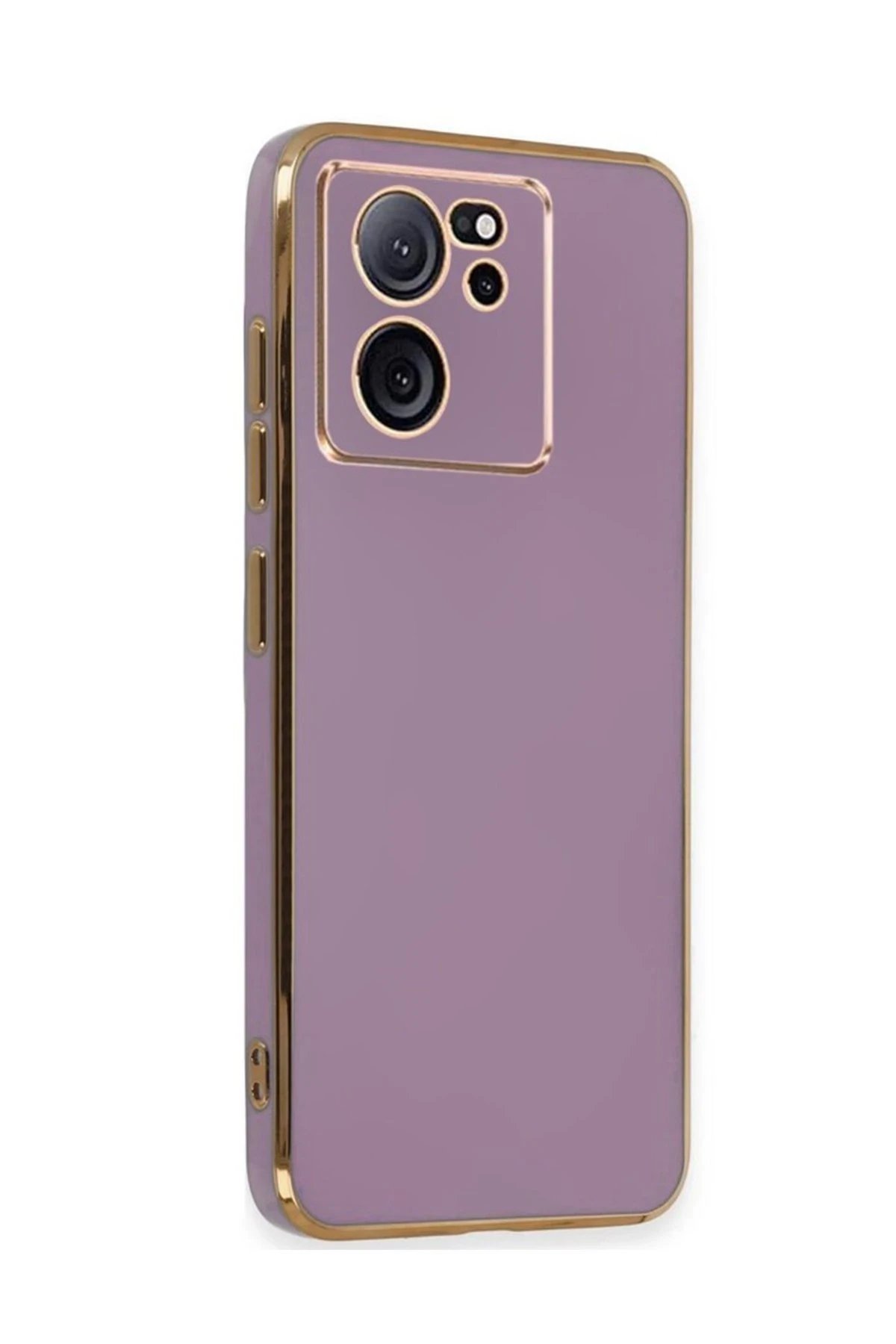 Xiaomi Mi 13T Pro Kılıf Volet Silikon - Mor-(5796)