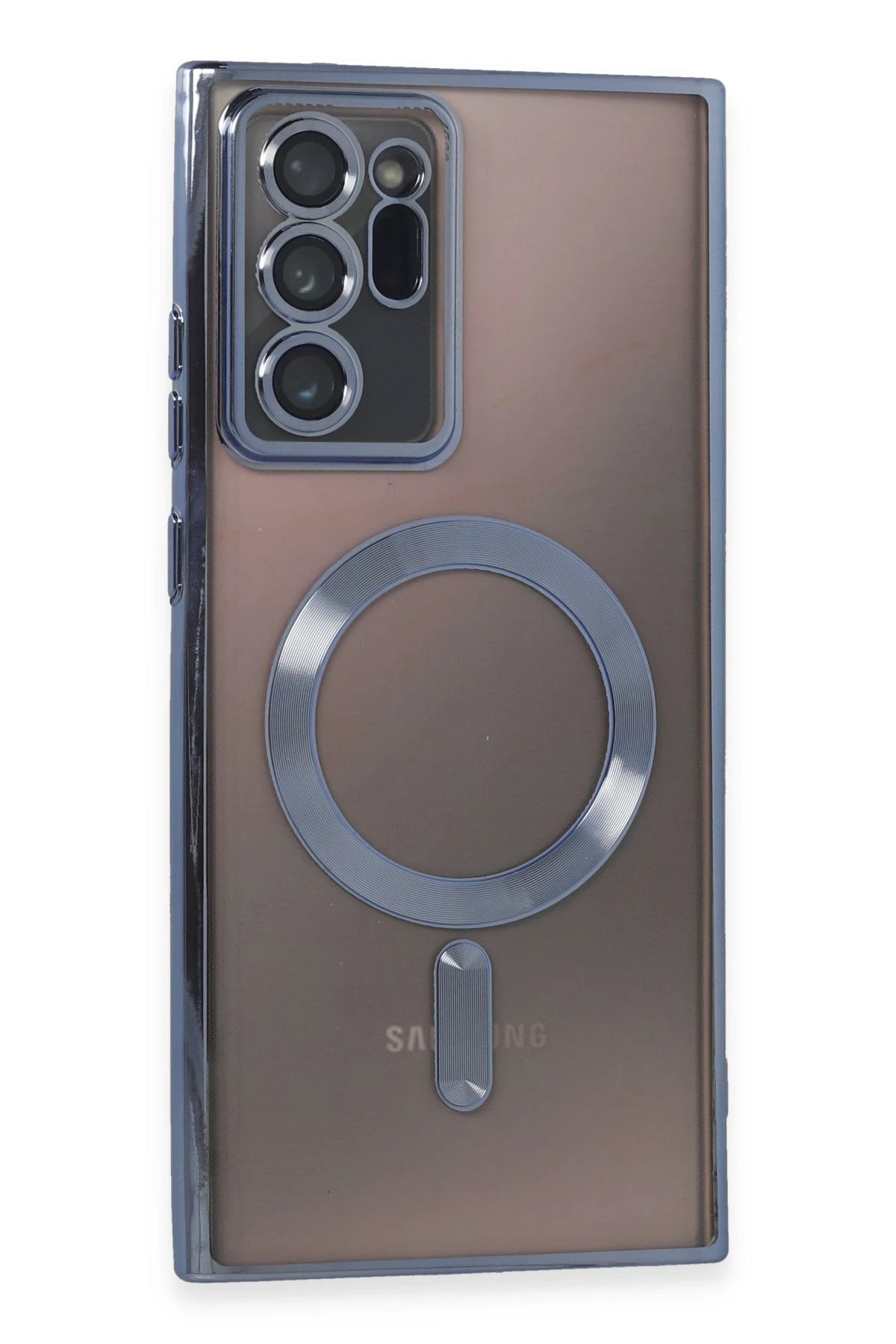 Samsung Galaxy Note 20 Ultra Kılıf Kross Magneticsafe Kapak - Sierra Blue-(5796)