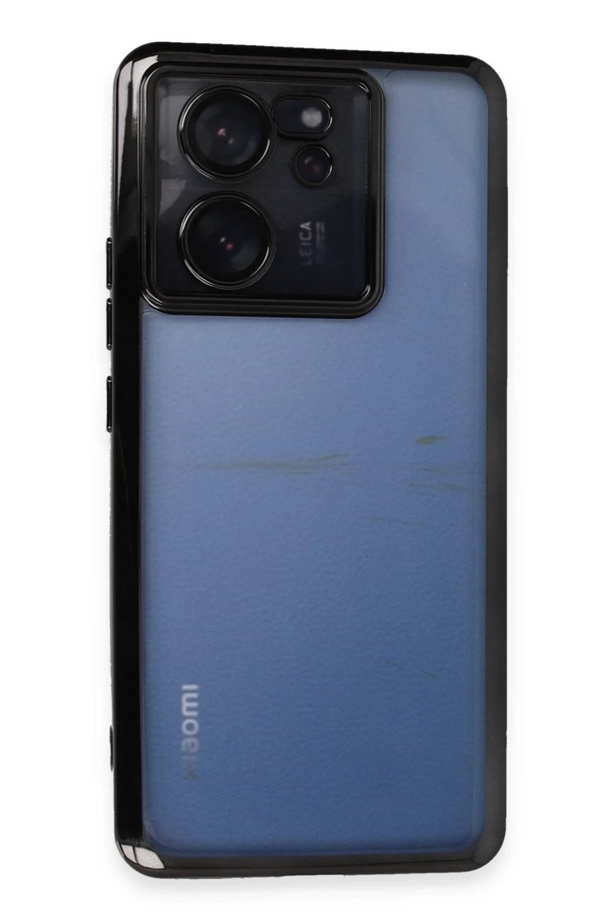Xiaomi Mi 13T Kılıf Lensli Silikon - Siyah-(5796)