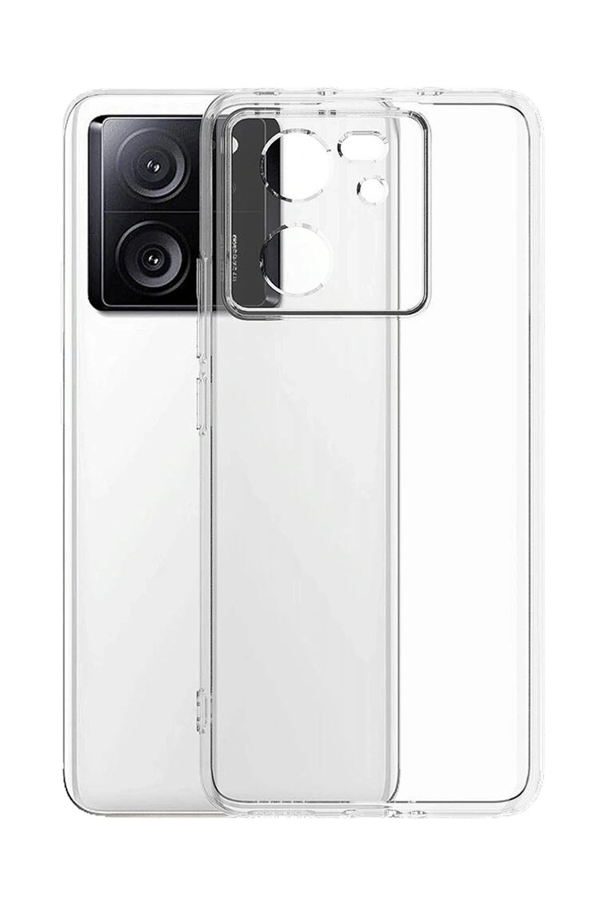 Xiaomi Mi 13T Pro Kılıf Lüx Şeffaf Silikon-(5796)