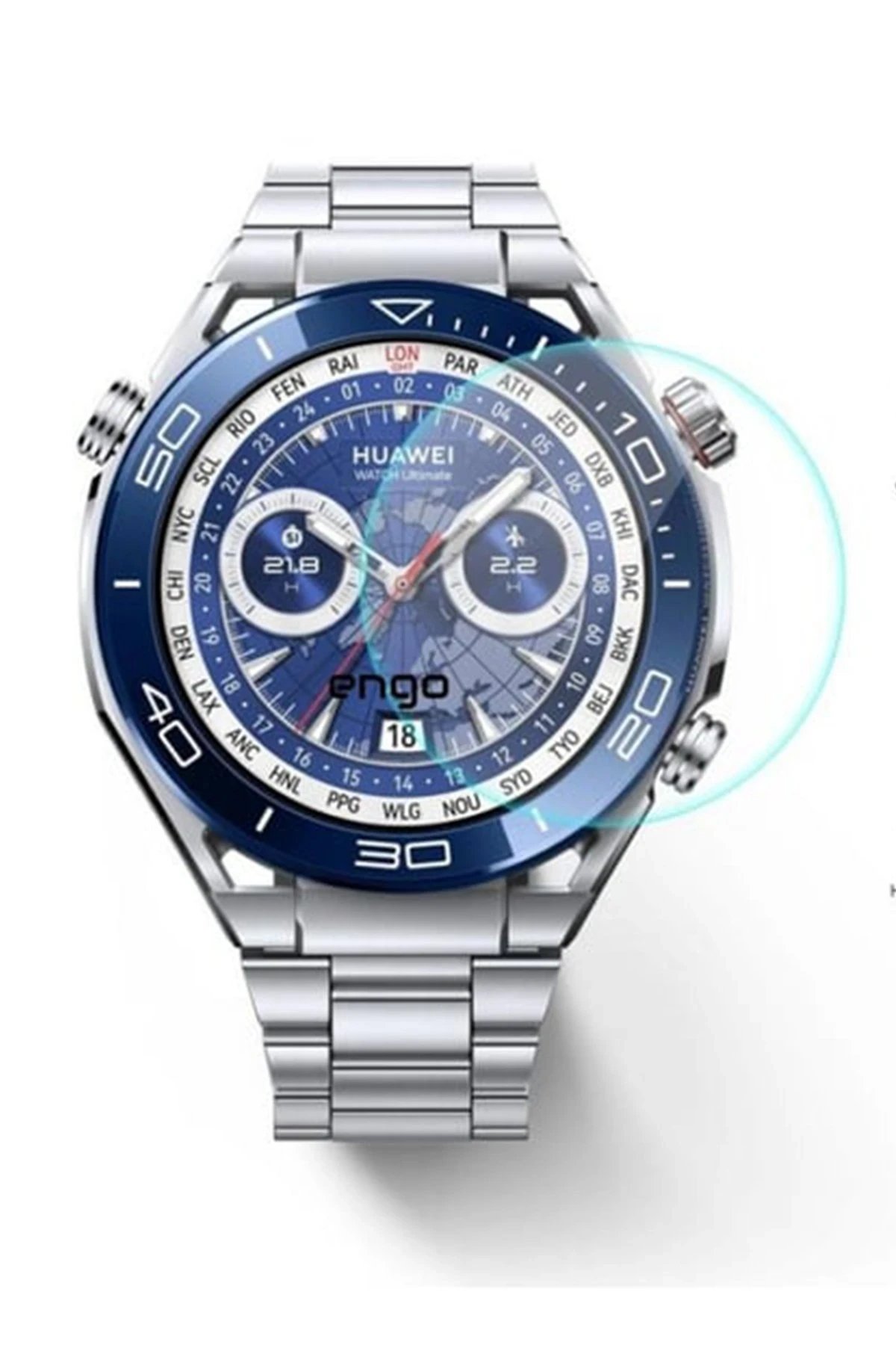 Huawei Watch Ultimate Polymer Nano Ekran Koruyucu - Şeffaf-(5796)