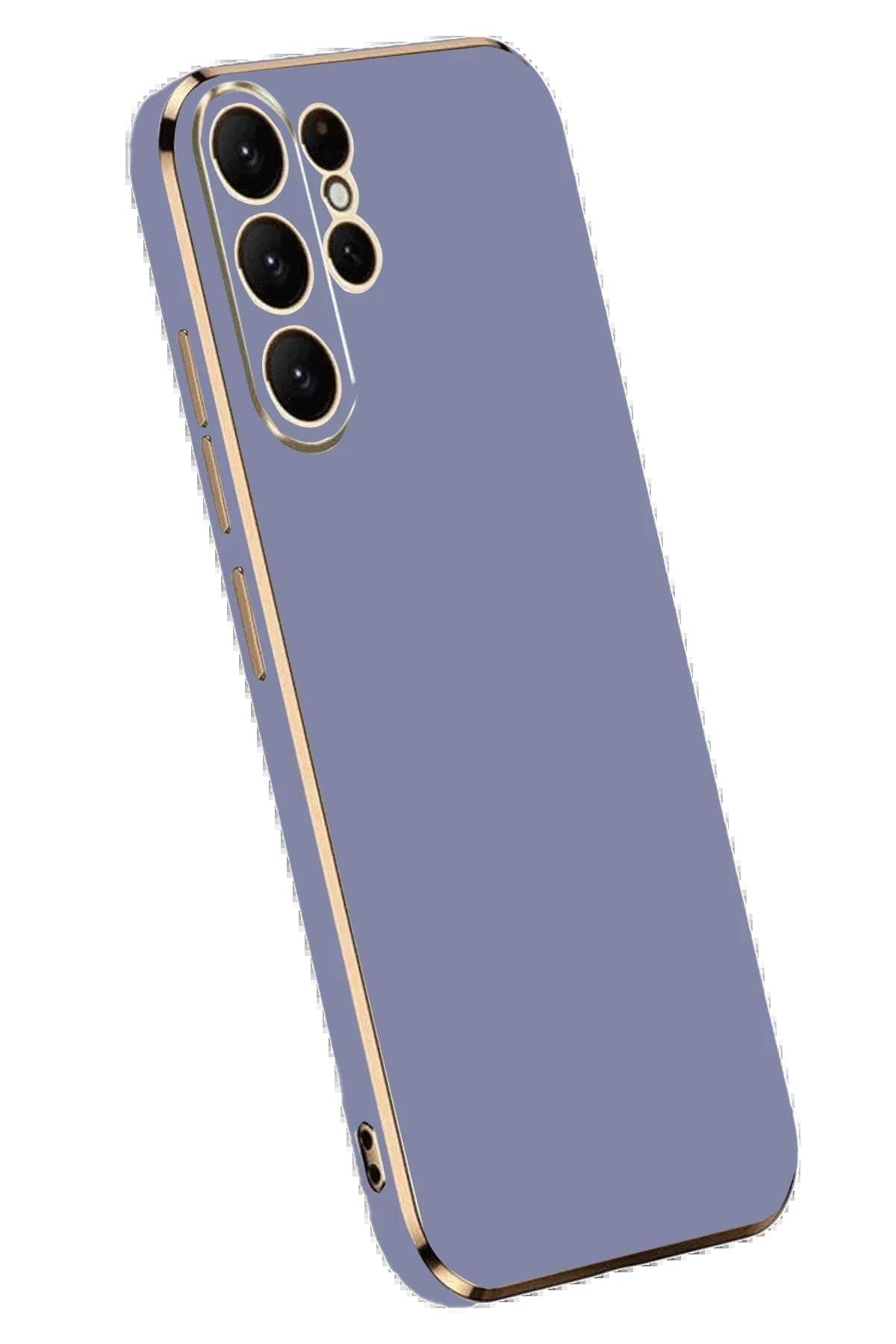 Samsung Galaxy S24 Ultra Kılıf Volet Silikon - Mavi-(5796)