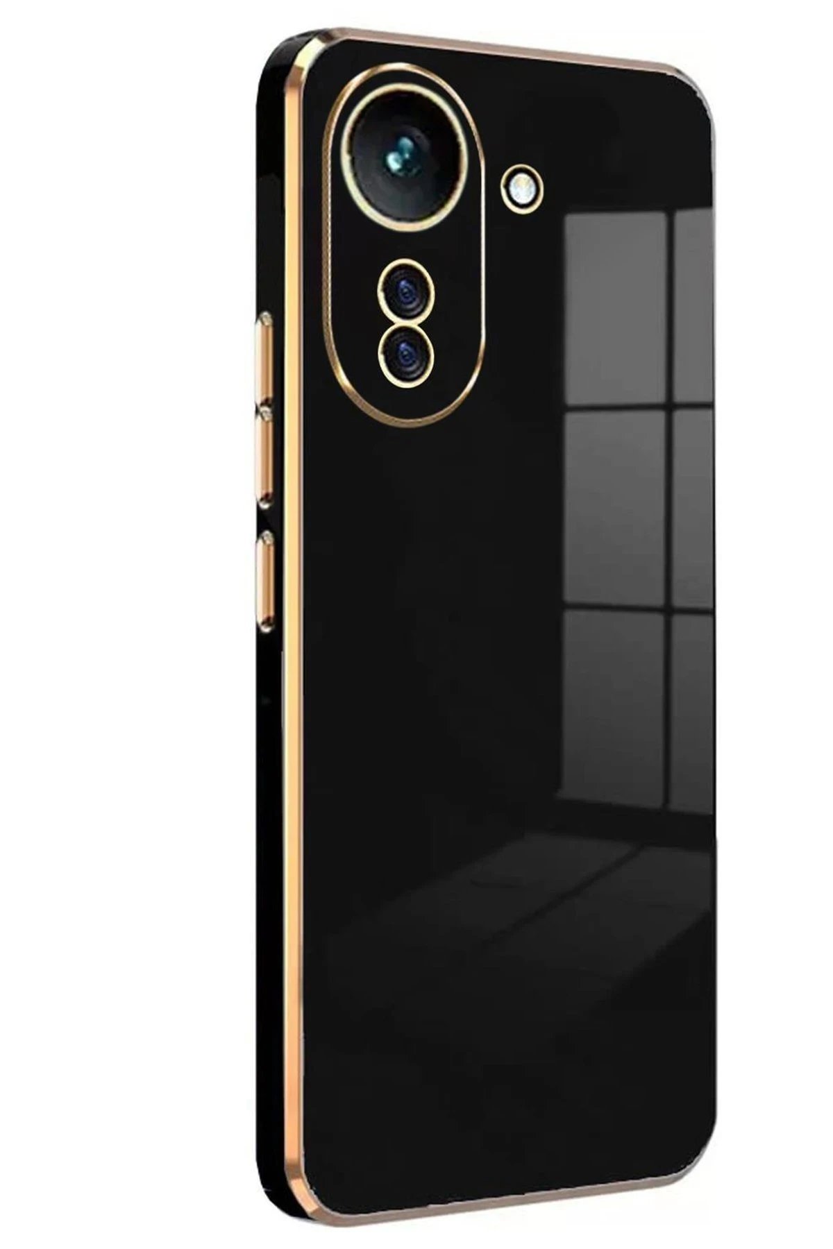 Xiaomi Redmi 13C Kılıf Volet Silikon - Siyah-(5796)