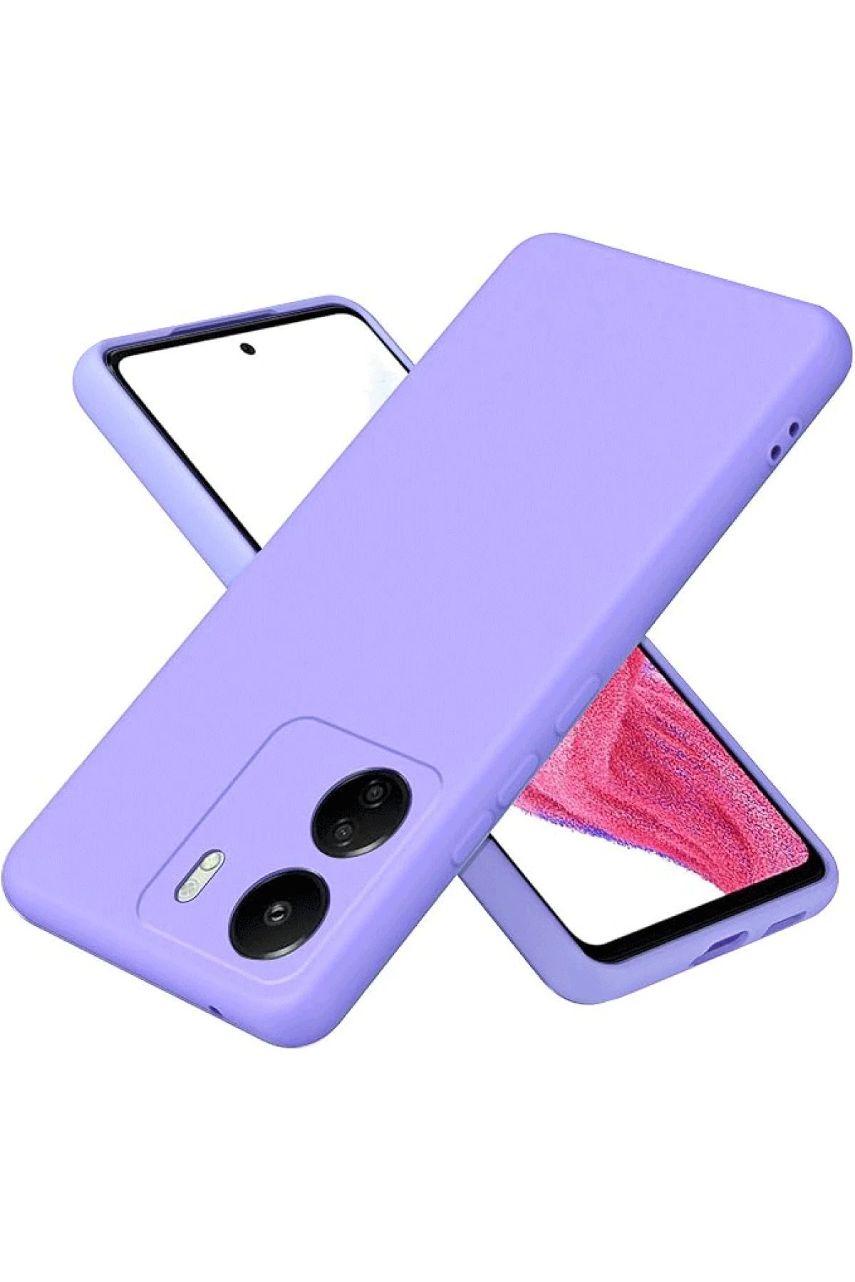 Xiaomi Redmi 13C Kılıf First Silikon - Lila-(5796)