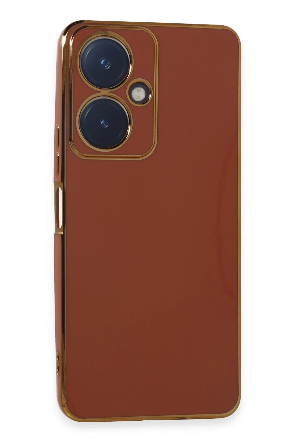 Vivo Y27 Kılıf Volet Silikon - Kırmızı-(5796)