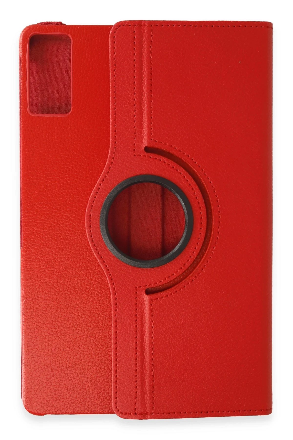 Xiaomi Redmi Pad SE Kılıf 360 Tablet Deri Kılıf - Kırmızı-(5796)
