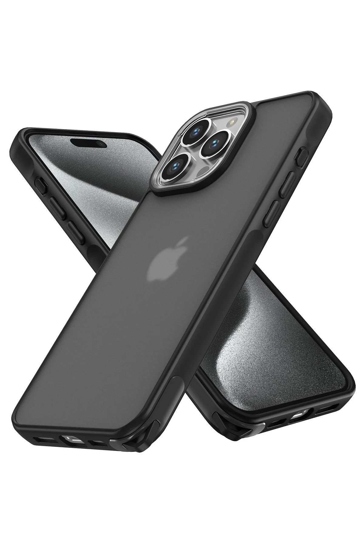 iPhone 14 Pro Max Kılıf Elegant Kapak - Siyah-(5796)
