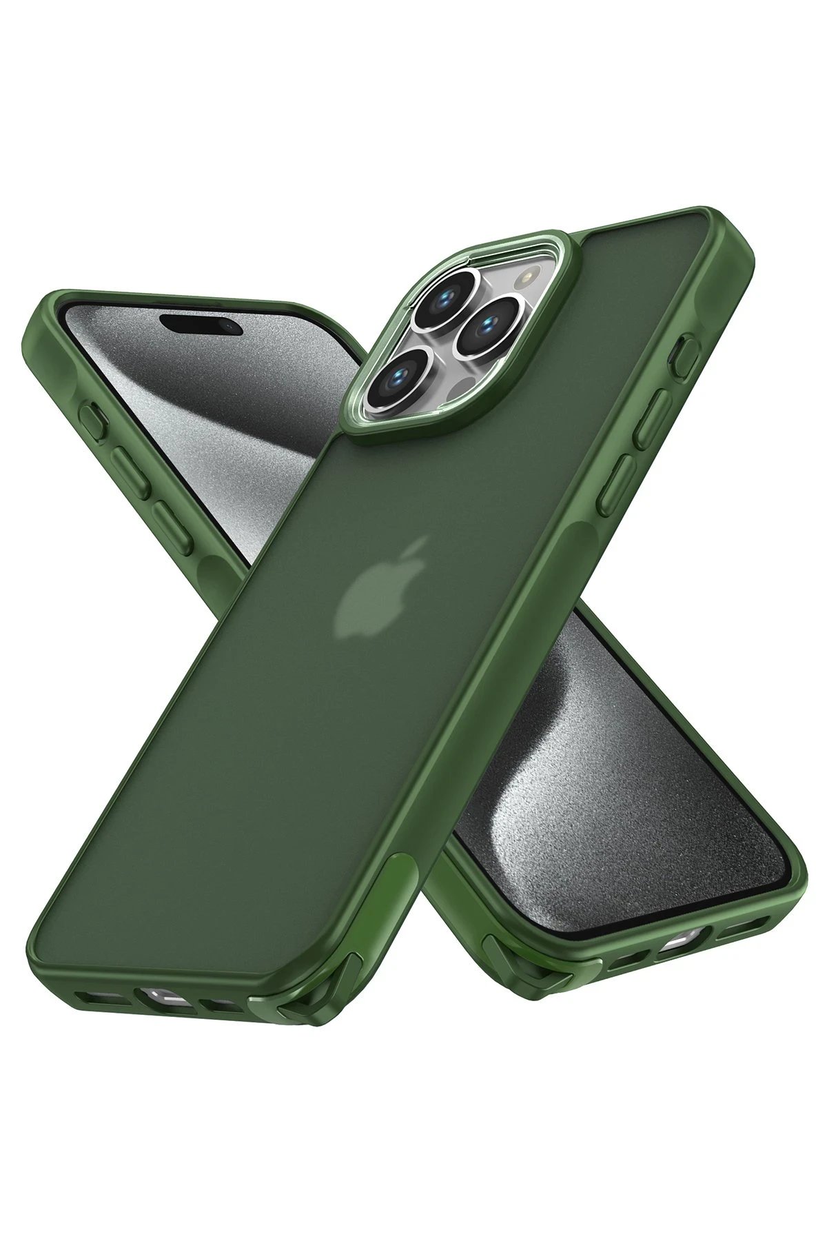 iPhone 14 Pro Max Kılıf Elegant Kapak - Yeşil-(5796)