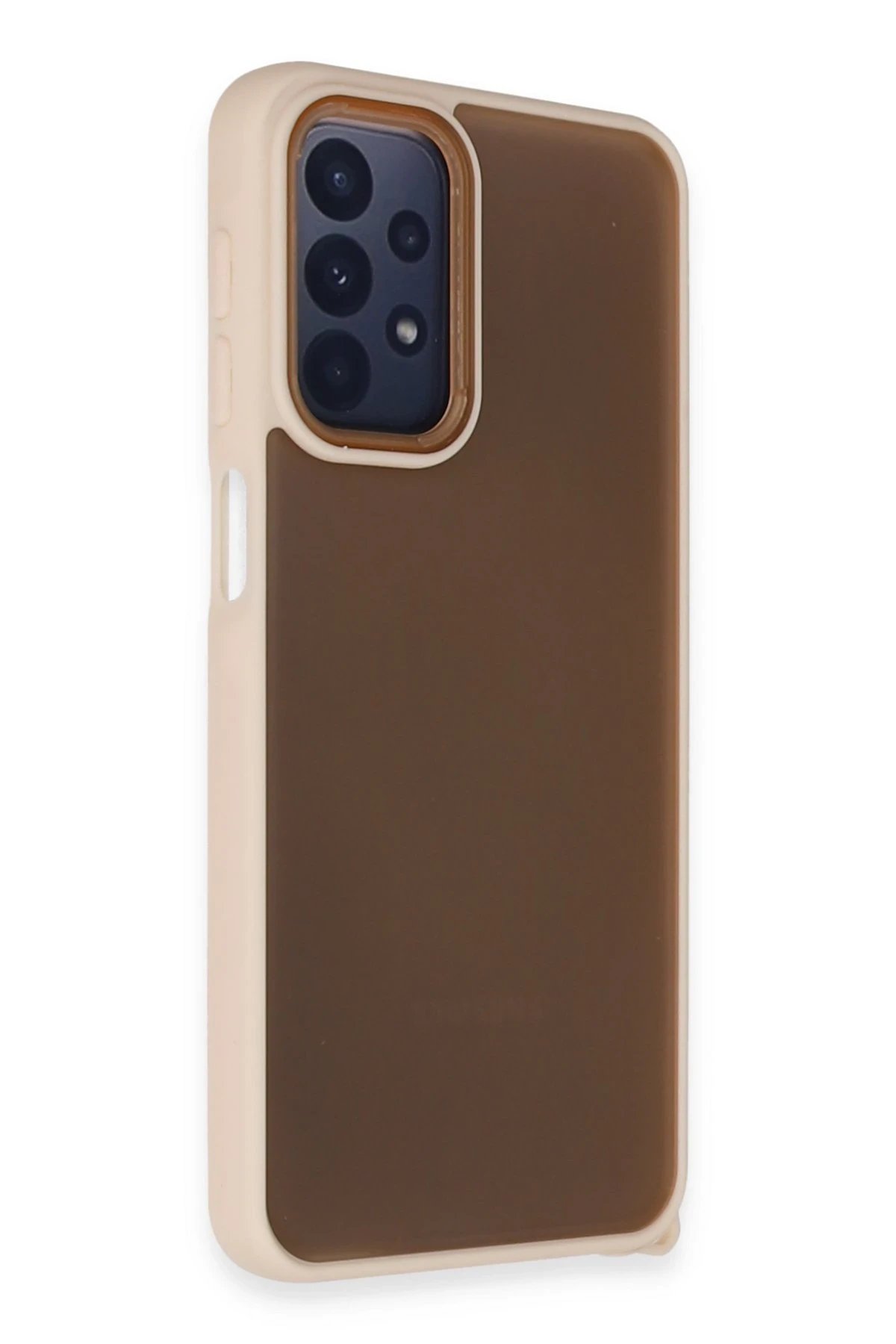 Samsung Galaxy A53 5G Kılıf Elegant Kapak - Pudra-(5796)