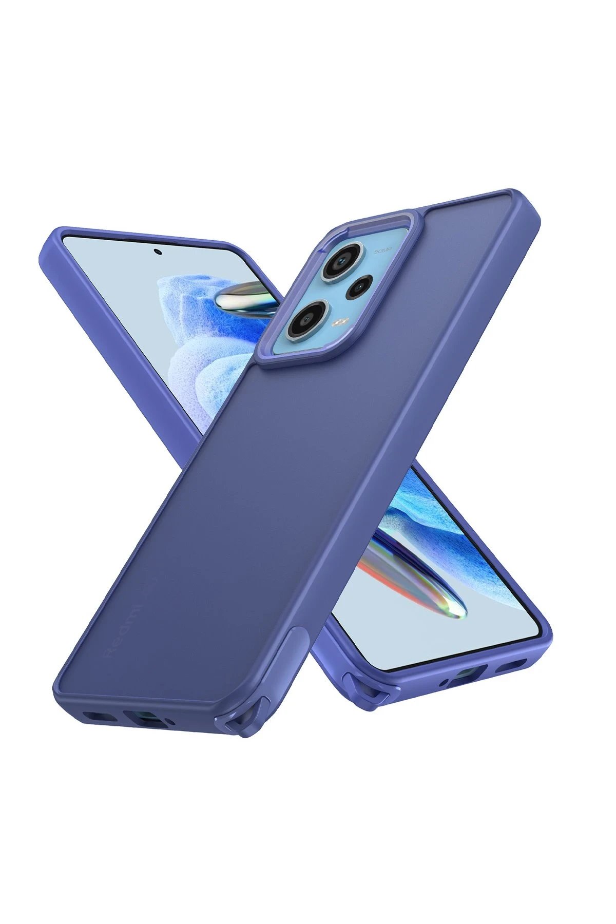 Xiaomi Redmi Note 12 Pro 5G Kılıf Elegant Kapak - Açık Mavi-(5796)