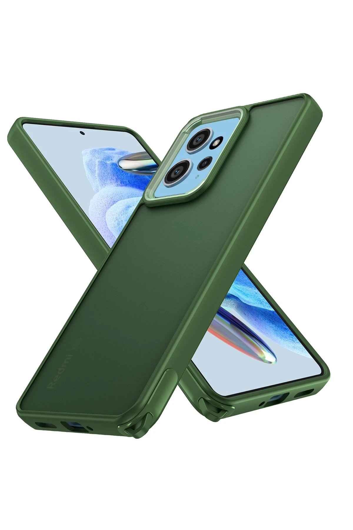 Xiaomi Redmi Note 12 4G Kılıf Elegant Kapak - Yeşil-(5796)