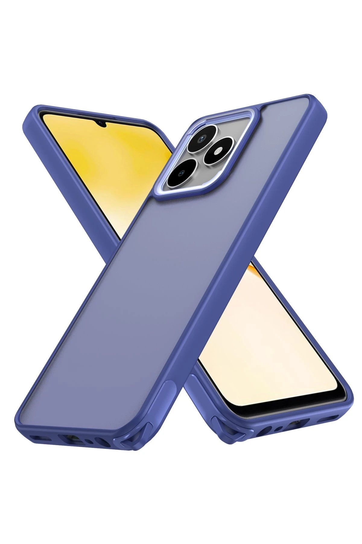 Realme C53 Kılıf Elegant Kapak - Açık Mavi-(5796)