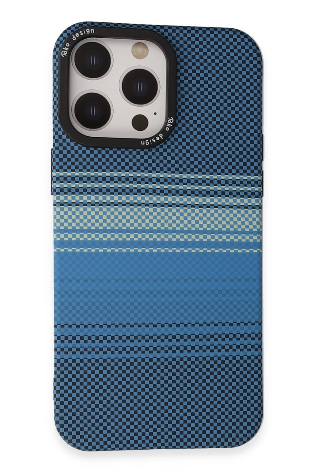 iPhone 14 Pro Basel Kapak - Lacivert-(5796)
