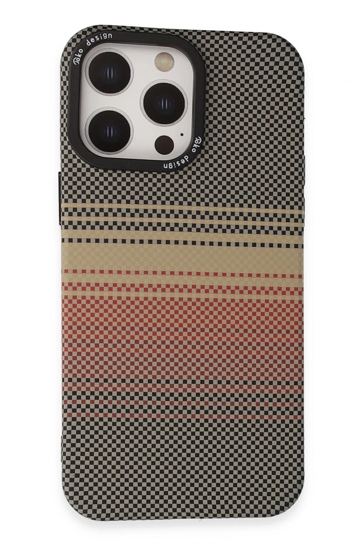 iPhone 15 Pro Max Basel Kapak - Titan Gri-(5796)