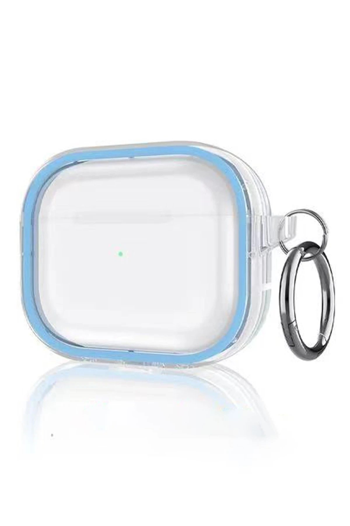 Airpods Pro 2 (2.nesil) Shiny Şeffaf Kılıf - Sierra Blue-(5796)