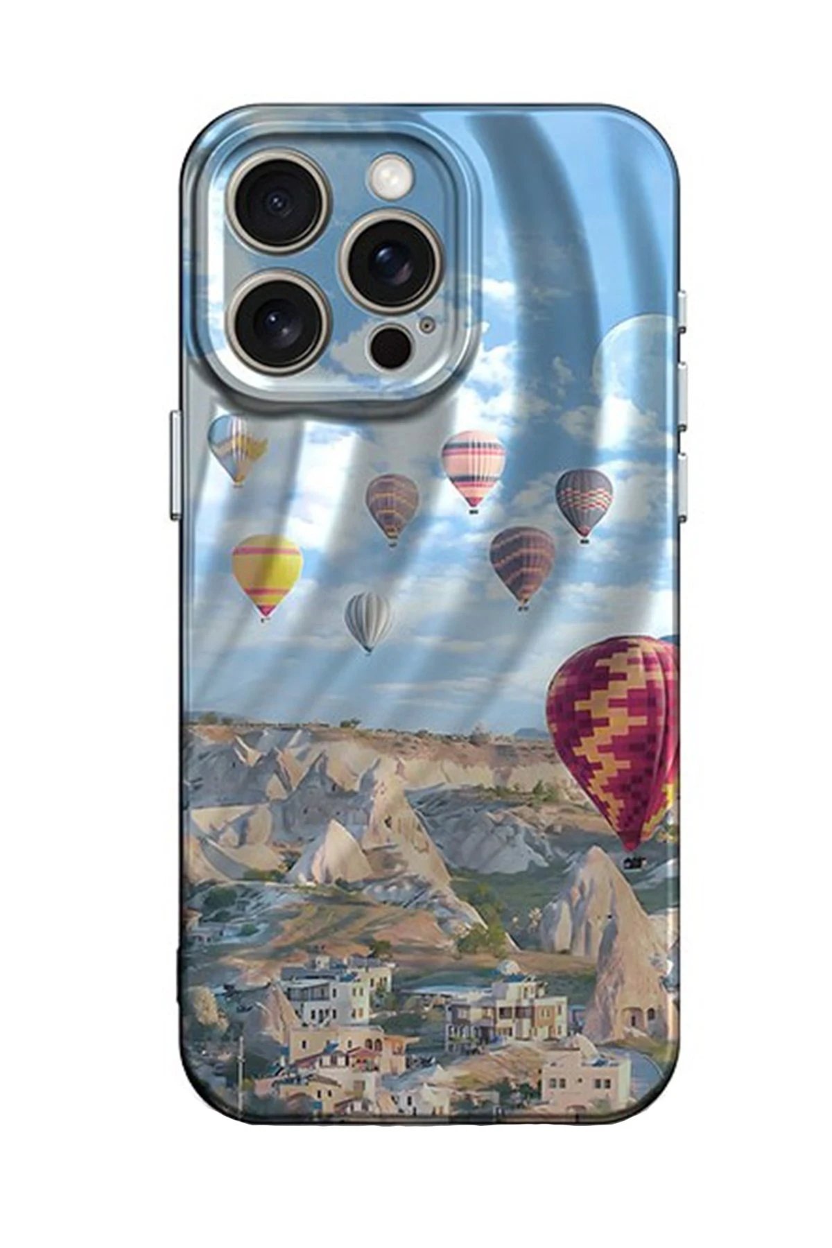 iPhone 14 Pro Max Kılıf Crew Desenli Kapak - Kapadokya-(5796)