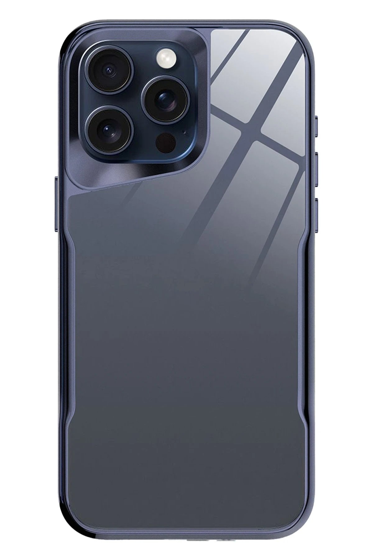 iPhone 14 Pro Max Craft Kapak - Lacivert-(5796)