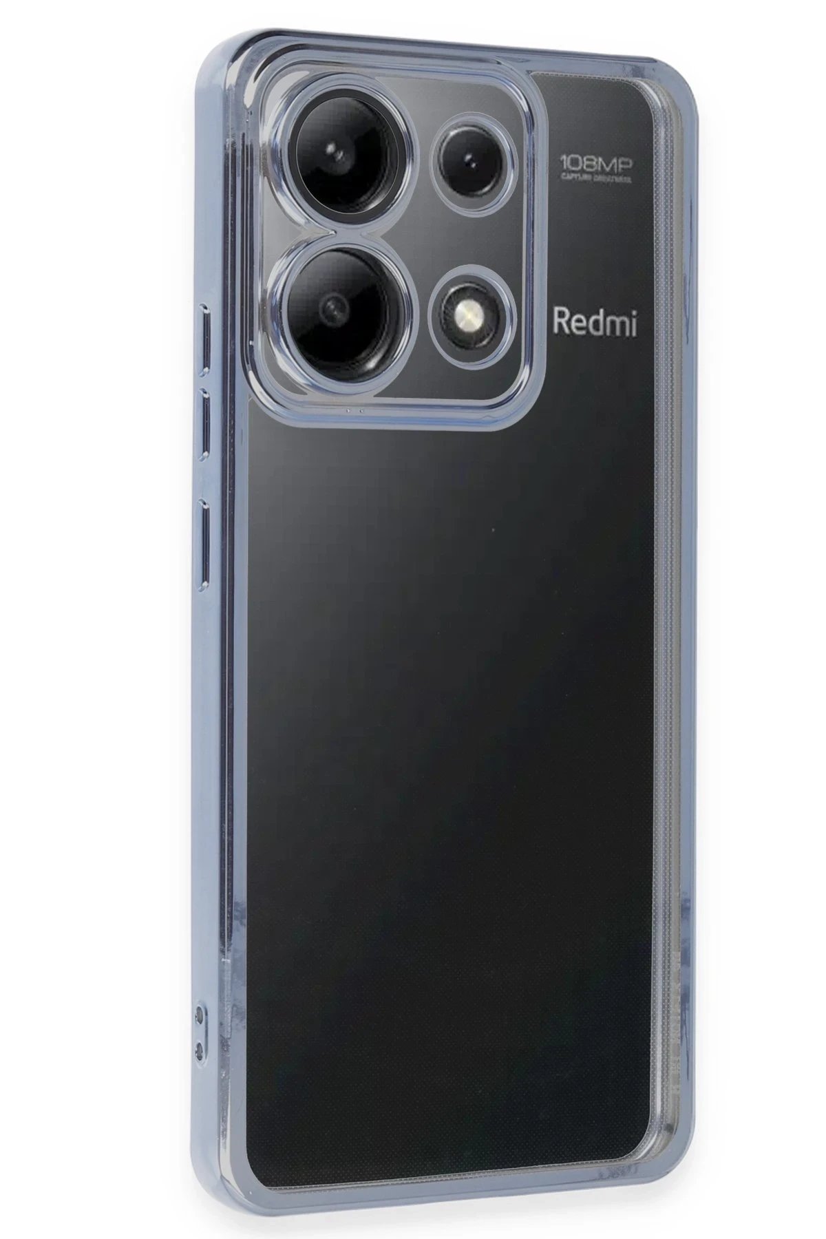 Xiaomi Poco X6 Pro Kılıf Lensli Silikon - Lacivert-(5796)