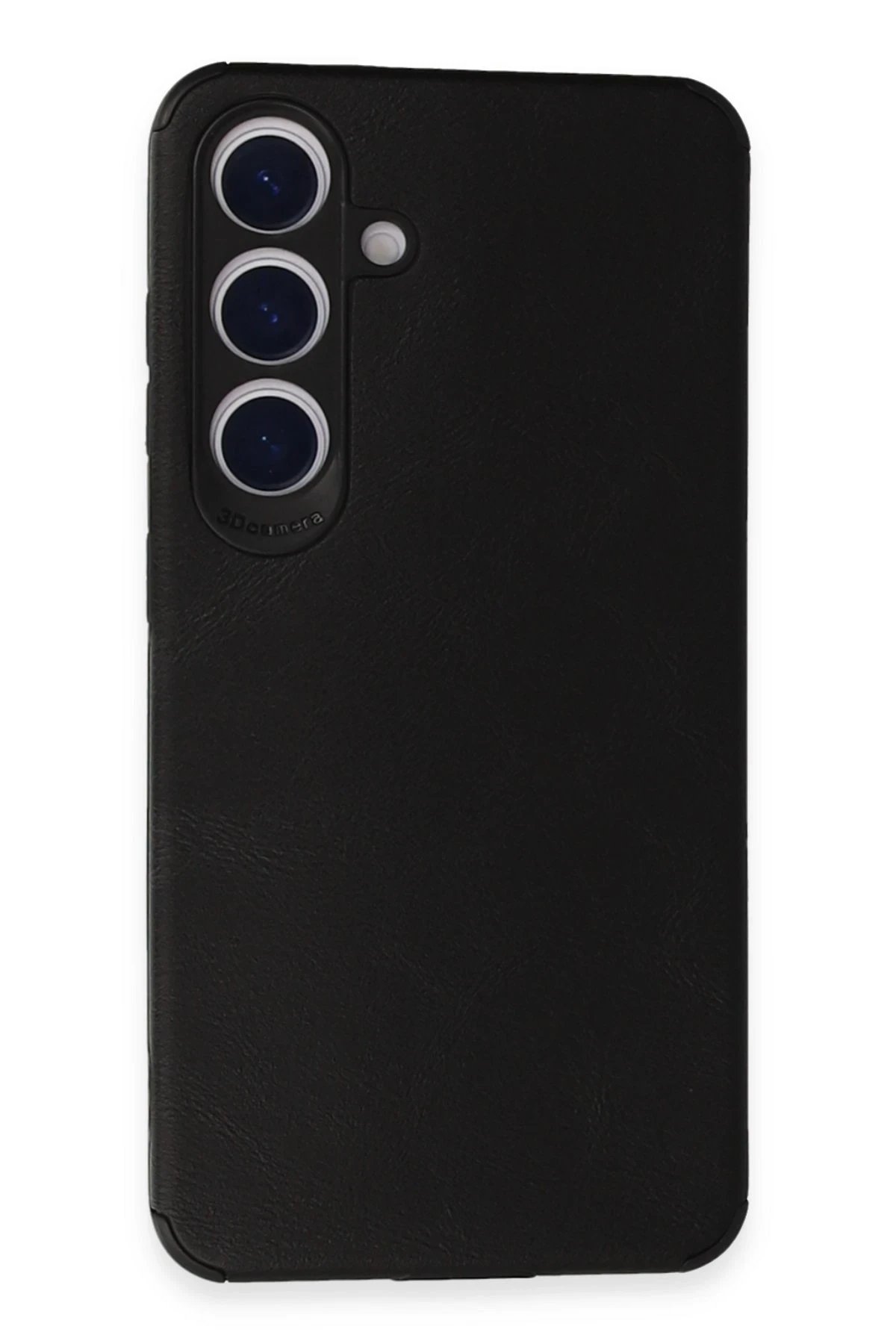 Samsung Galaxy S24 Kılıf Loop Deri Silikon - Siyah-(5796)
