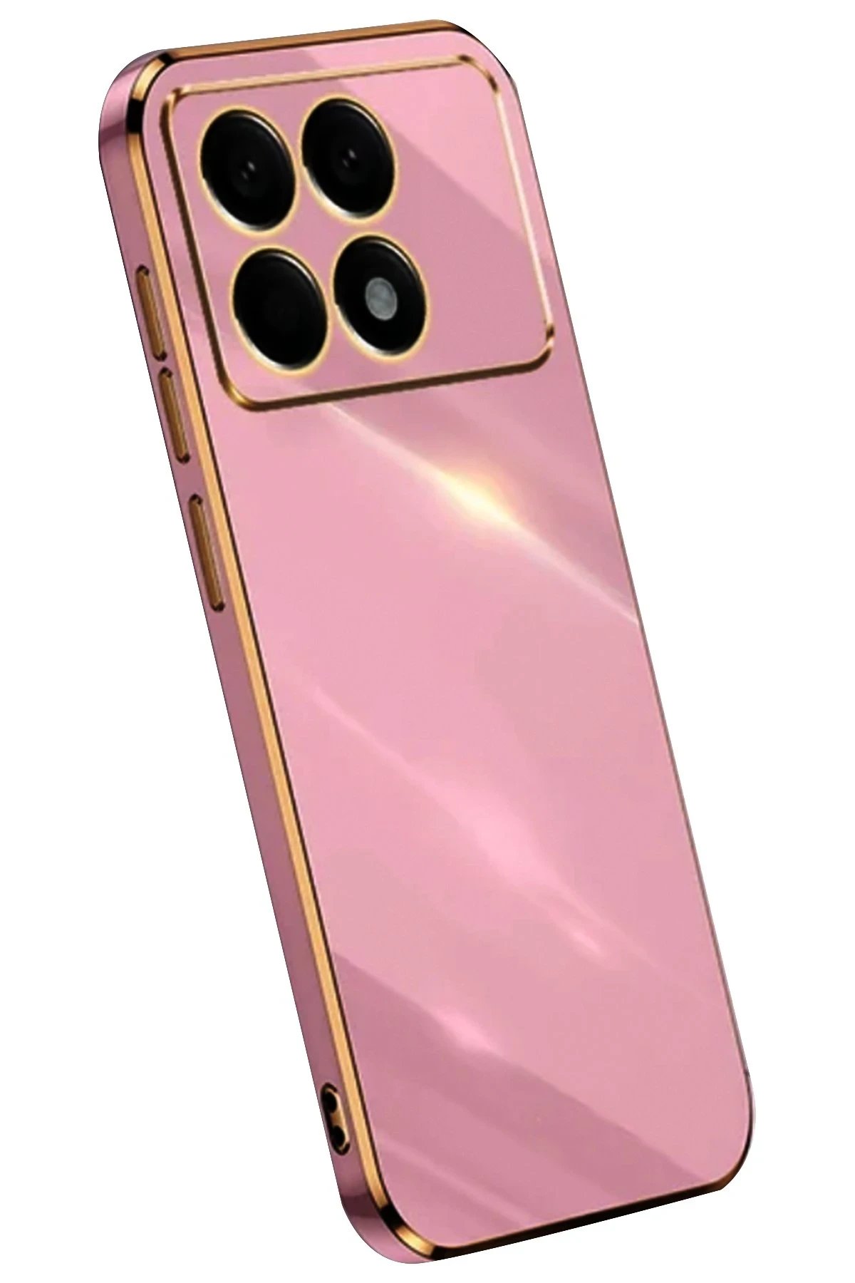 Xiaomi Poco X6 Pro Kılıf Volet Silikon - Mor-(5796)