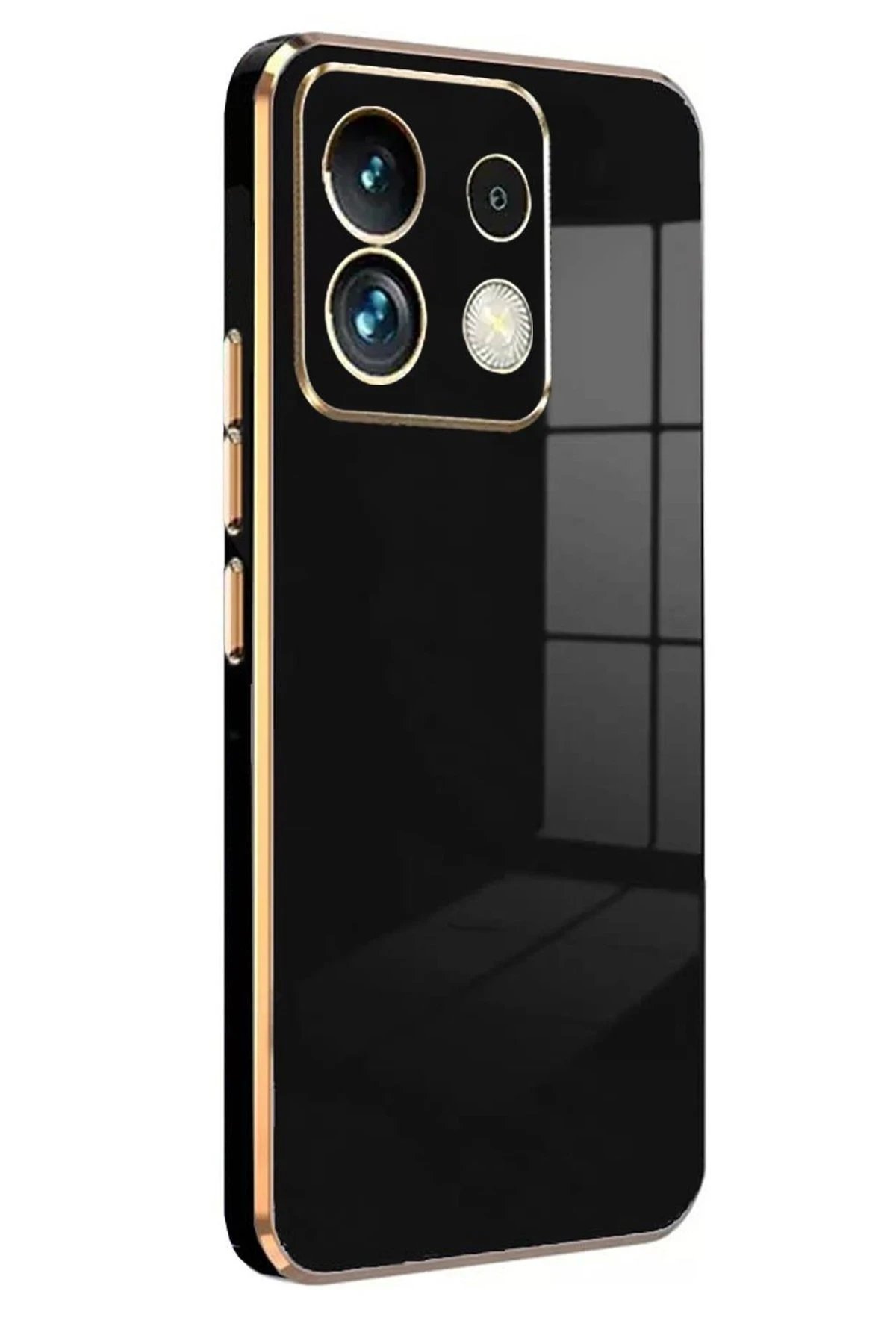 Xiaomi Poco M6 Pro 4G Kılıf Volet Silikon - Siyah-(5796)