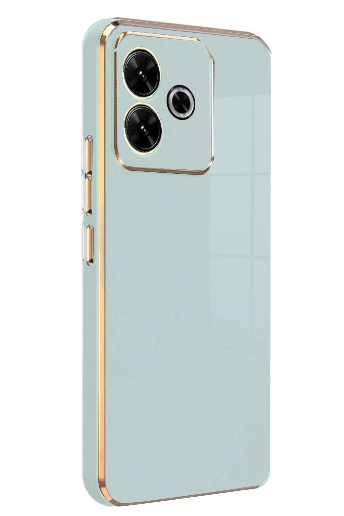 Xiaomi Redmi 13 4G Kılıf Volet Silikon - Açık Yeşil-(5796)